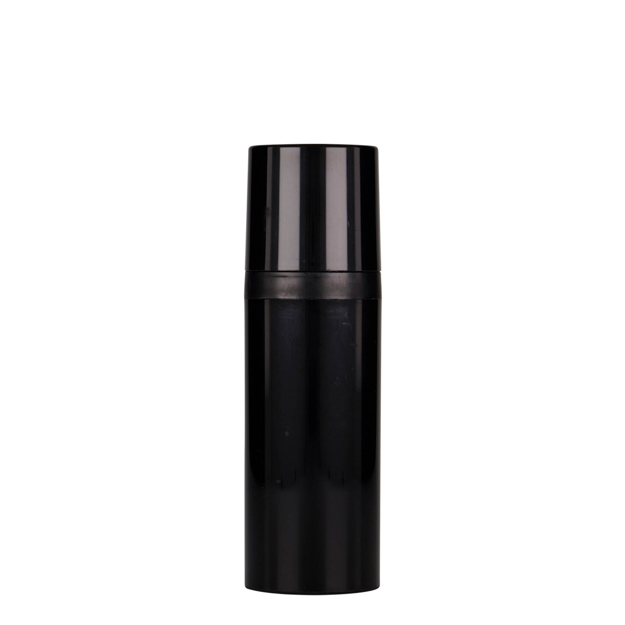 Distributeur Airless 50 ml « Mezzo », plastique PP, noir