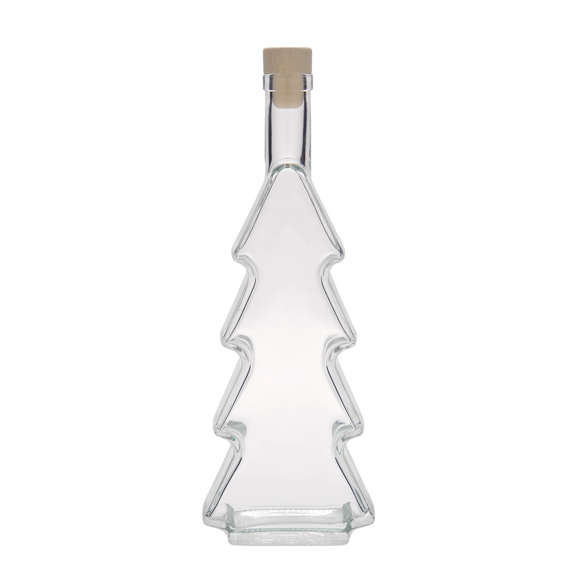 Bouteille en verre de 500 ml « Sapin », ouverture : bouchon en liège Bouteille en verre de 500 ml « Sapin », ouverture : bouchon en liège