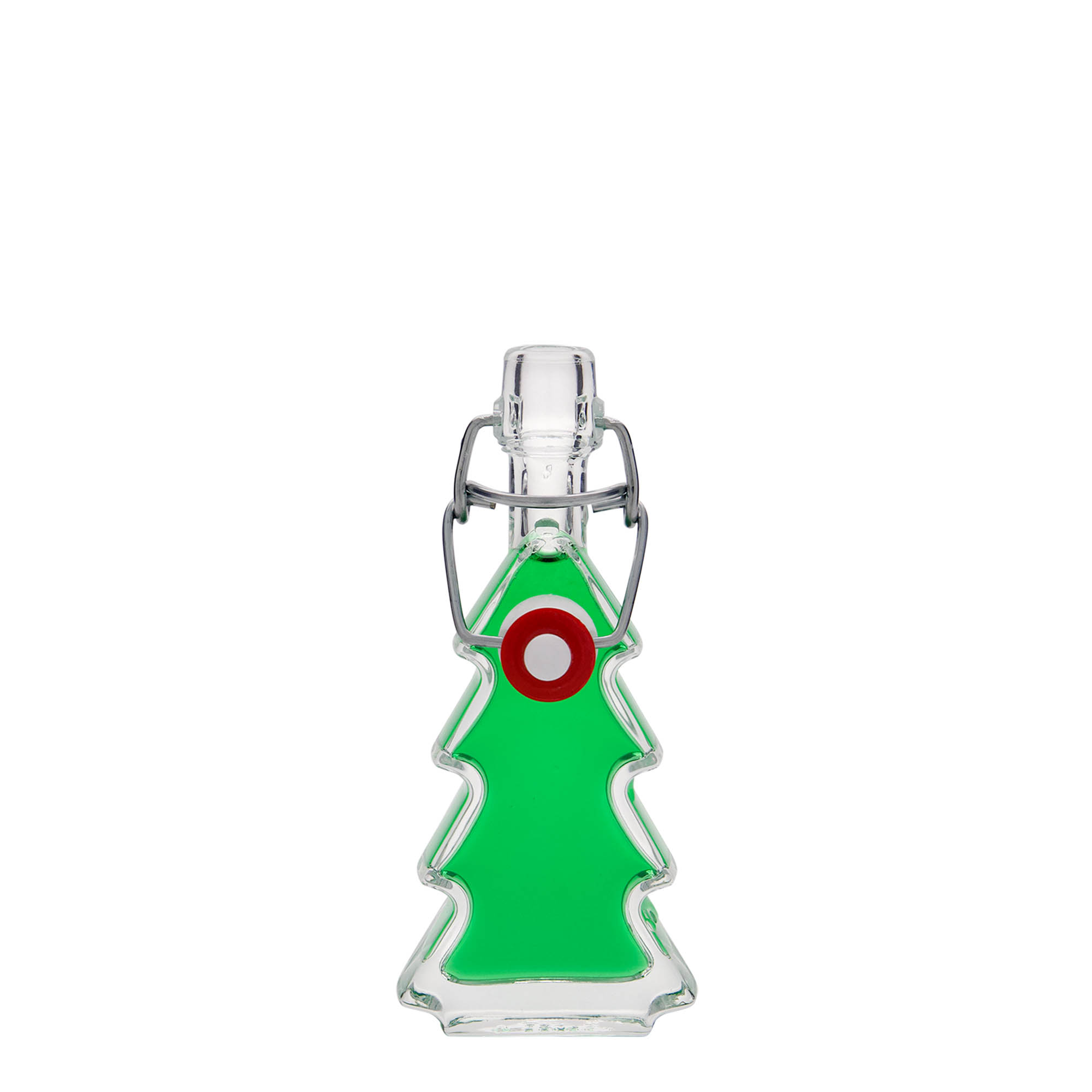 Flacon en verre de 40 ml « Sapin », ouverture : fermeture à levier