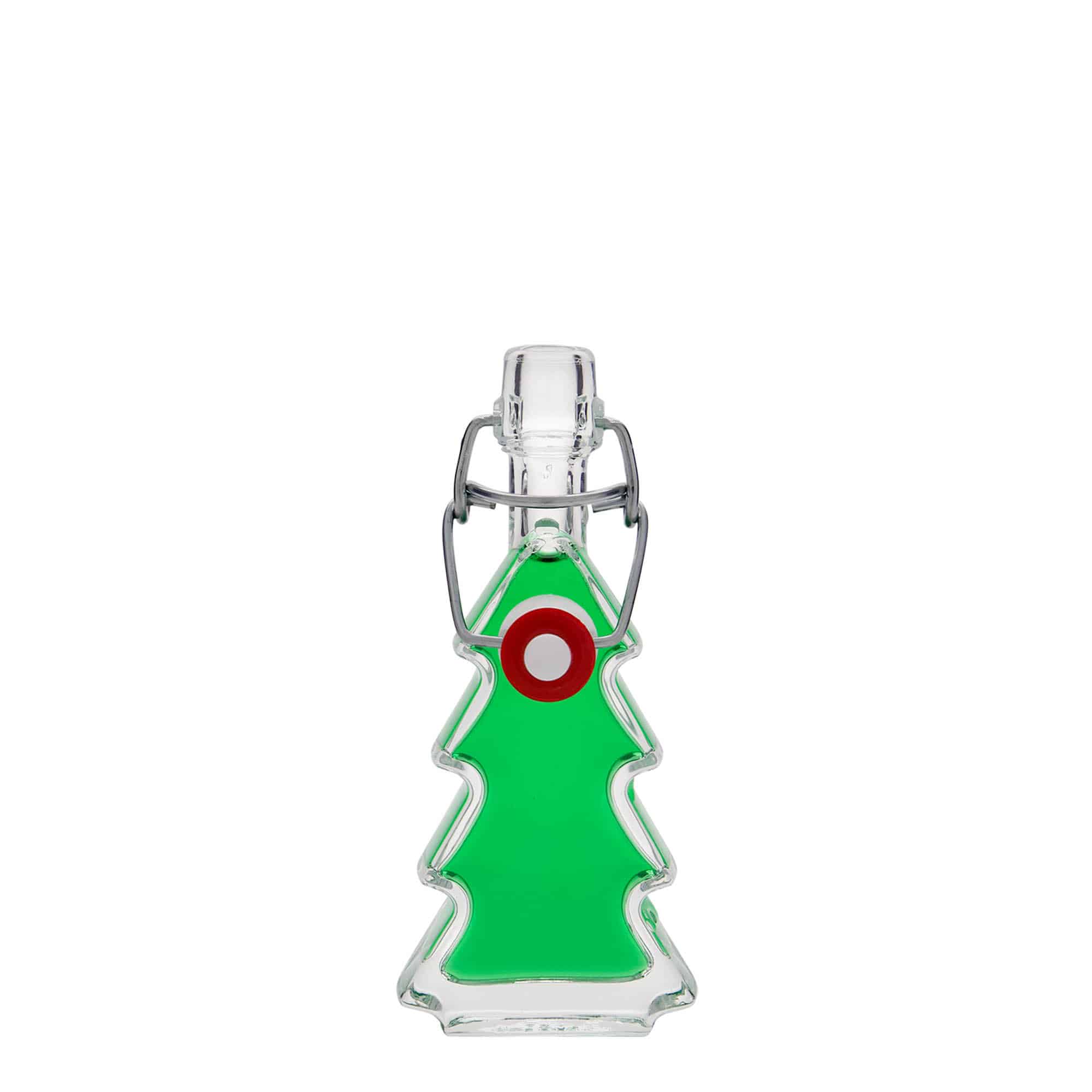 Flacon en verre de 40 ml « Sapin », ouverture : fermeture à levier