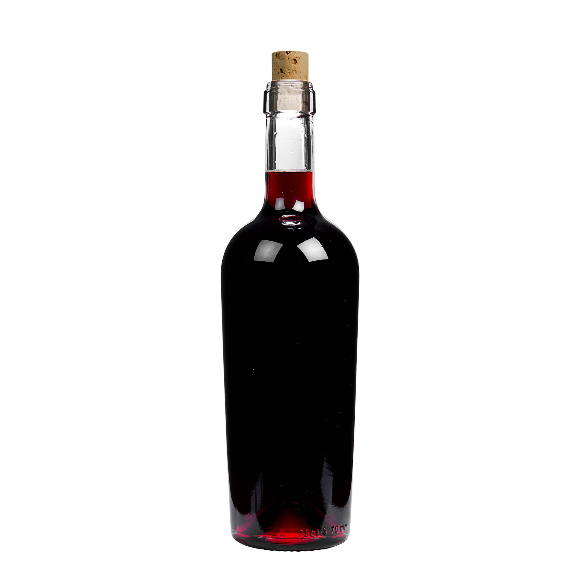 Bouteille de vin 750 ml « Imperiale », goulot : liège