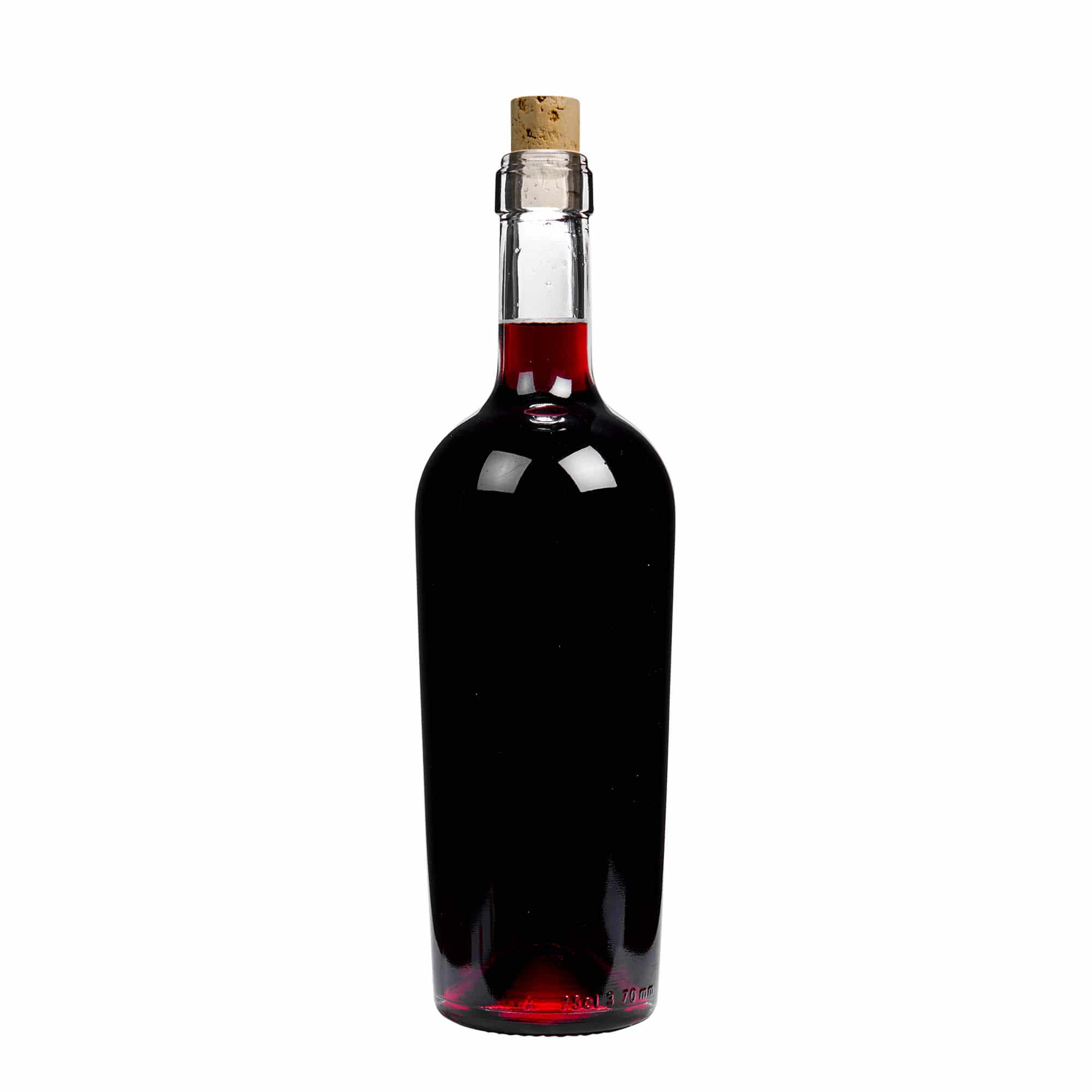 Bouteille de vin 750 ml « Imperiale », goulot : liège