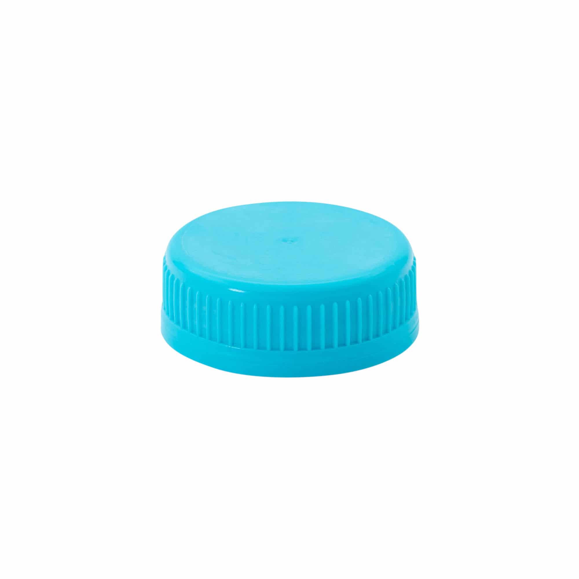 Bouchon à vis 40 mm, plastique PE, bleu clair