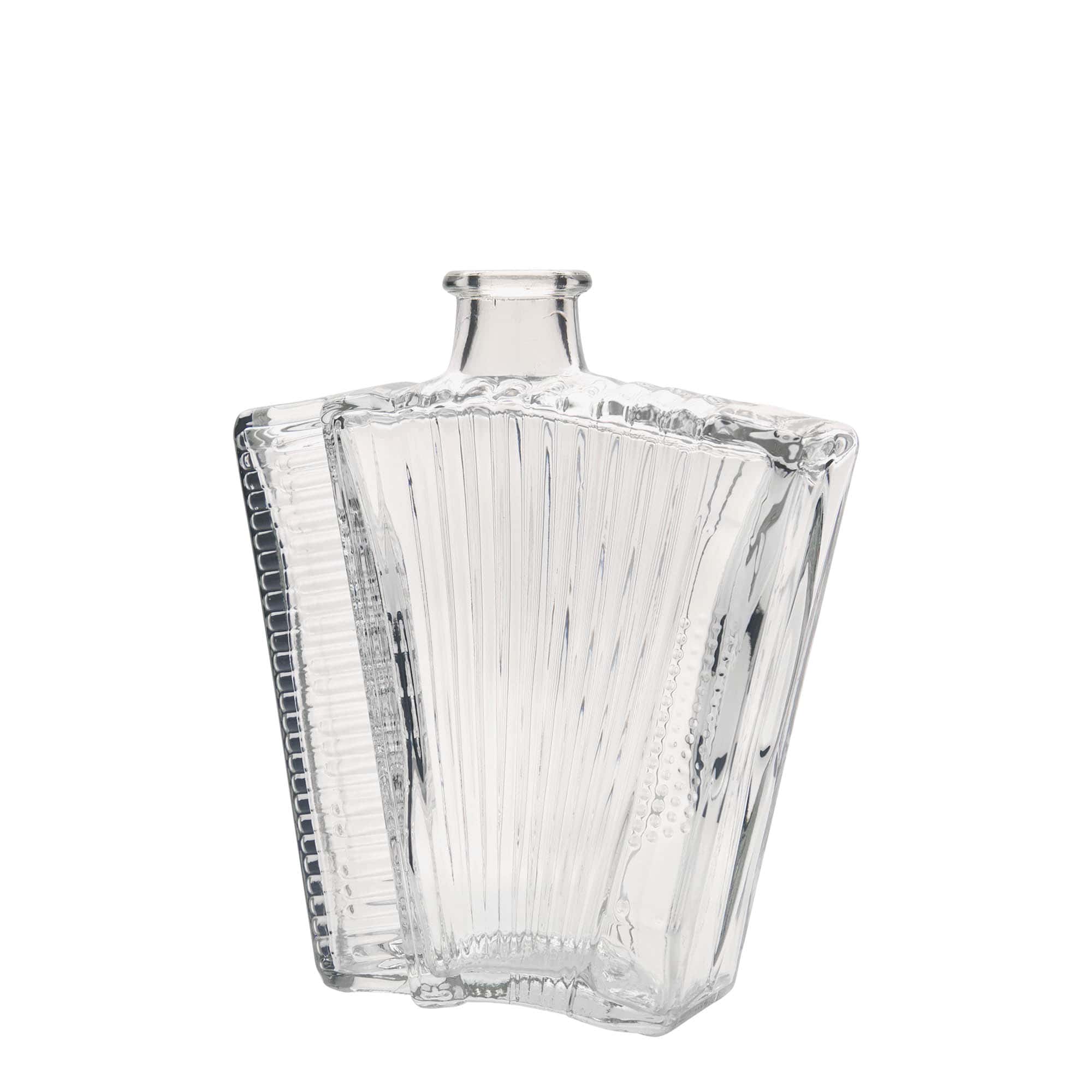 Bouteille en verre 500 ml « Accordéon », ouverture : liège