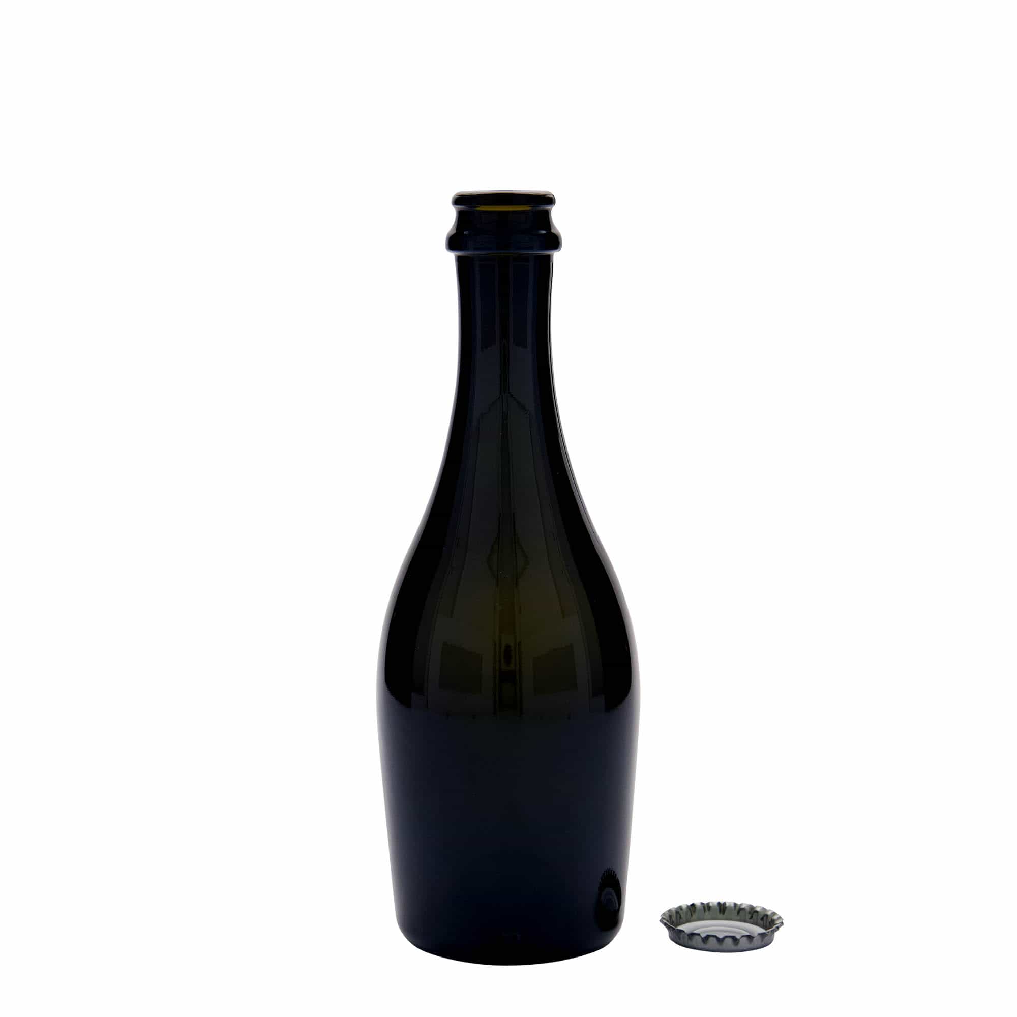 Bouteille de vin mousseux 330 ml « Carmen », verre, vert antique, ouverture : capsule couronne