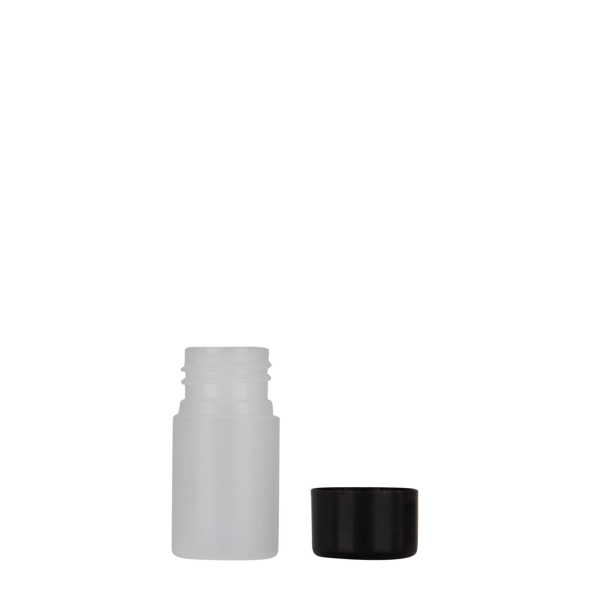 Flacon en plastique de 15 ml 'Tuffy', HDPE, naturel, col : 24/410
