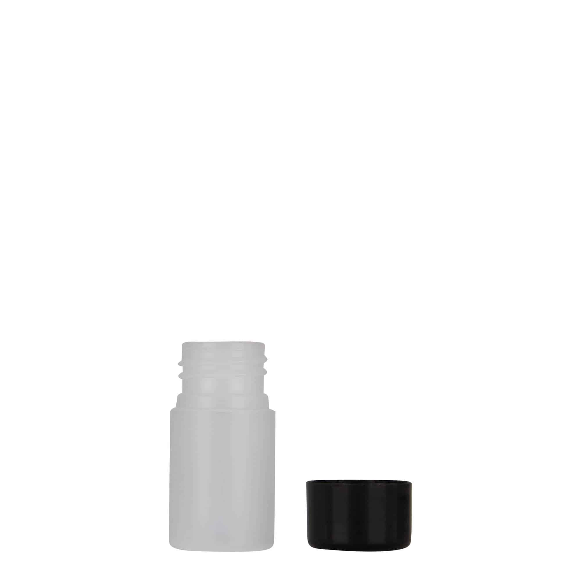 Flacon en plastique de 15 ml 'Tuffy', HDPE, naturel, col : 24/410