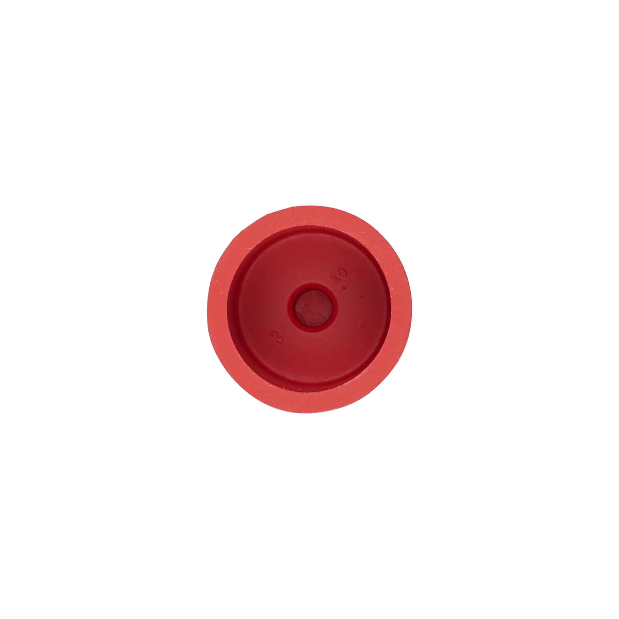 Capuchon de pont type 3, caoutchouc, rouge Capuchon de pont type 3, caoutchouc, rouge