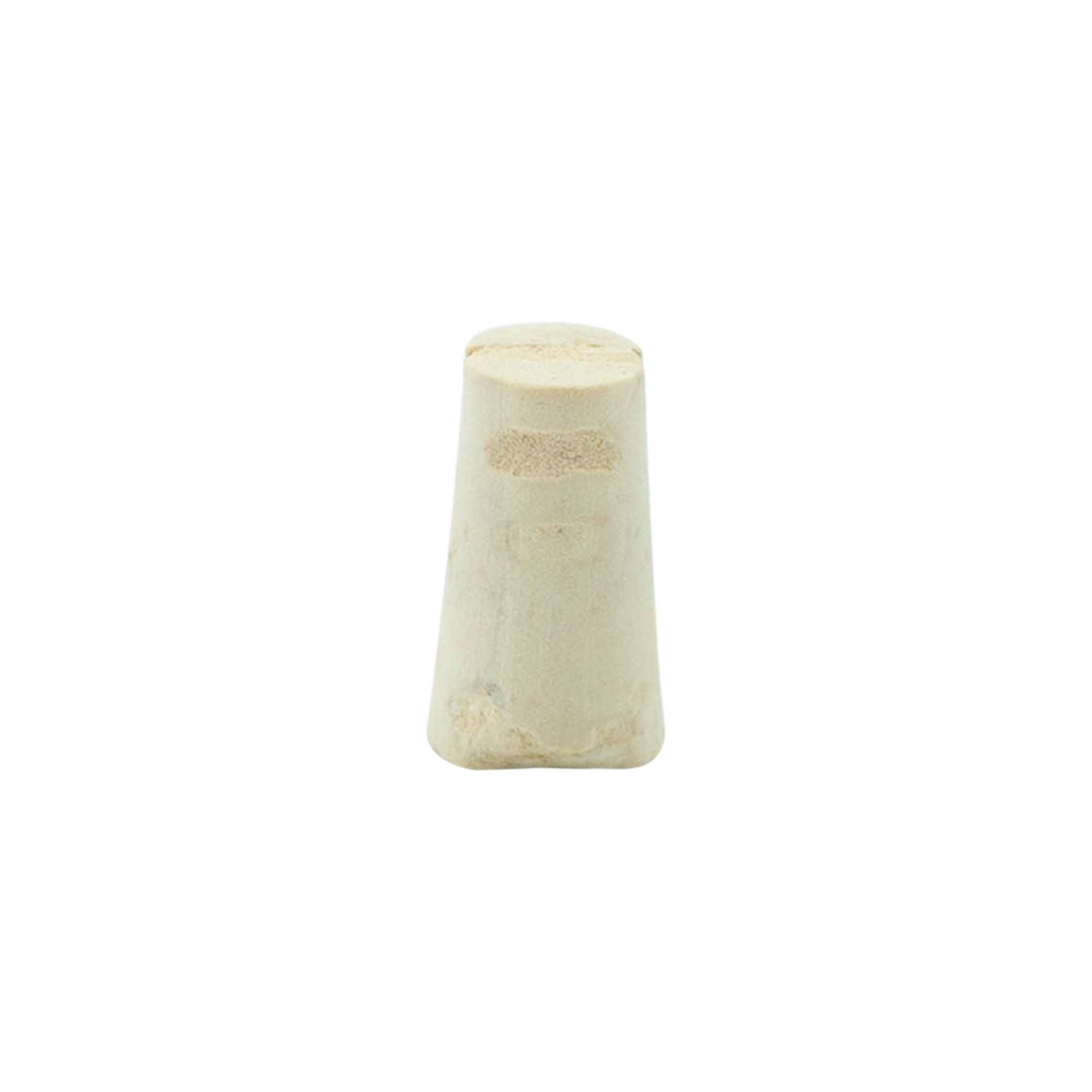 Bouchon conique 9-12 x 22, bouchon pressé, beige, pour ouverture : liège