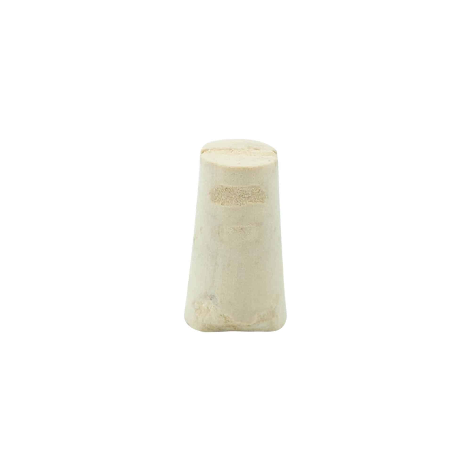 Bouchon conique 9-12 x 22, bouchon pressé, beige, pour ouverture : liège