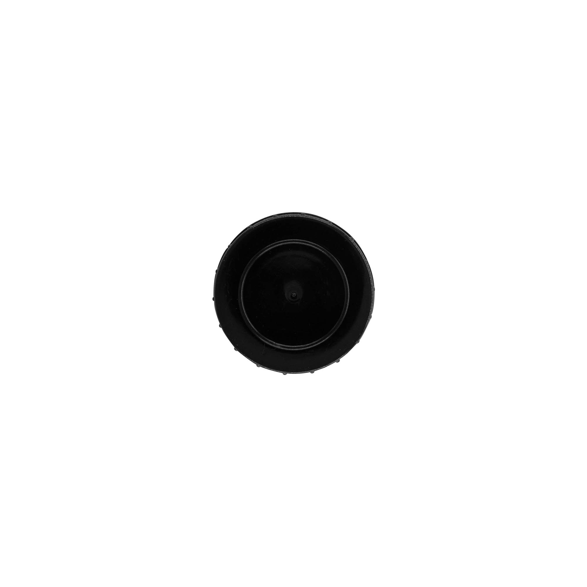 Bouchon à vis, plastique PP, noir, pour embouchure : DIN 40