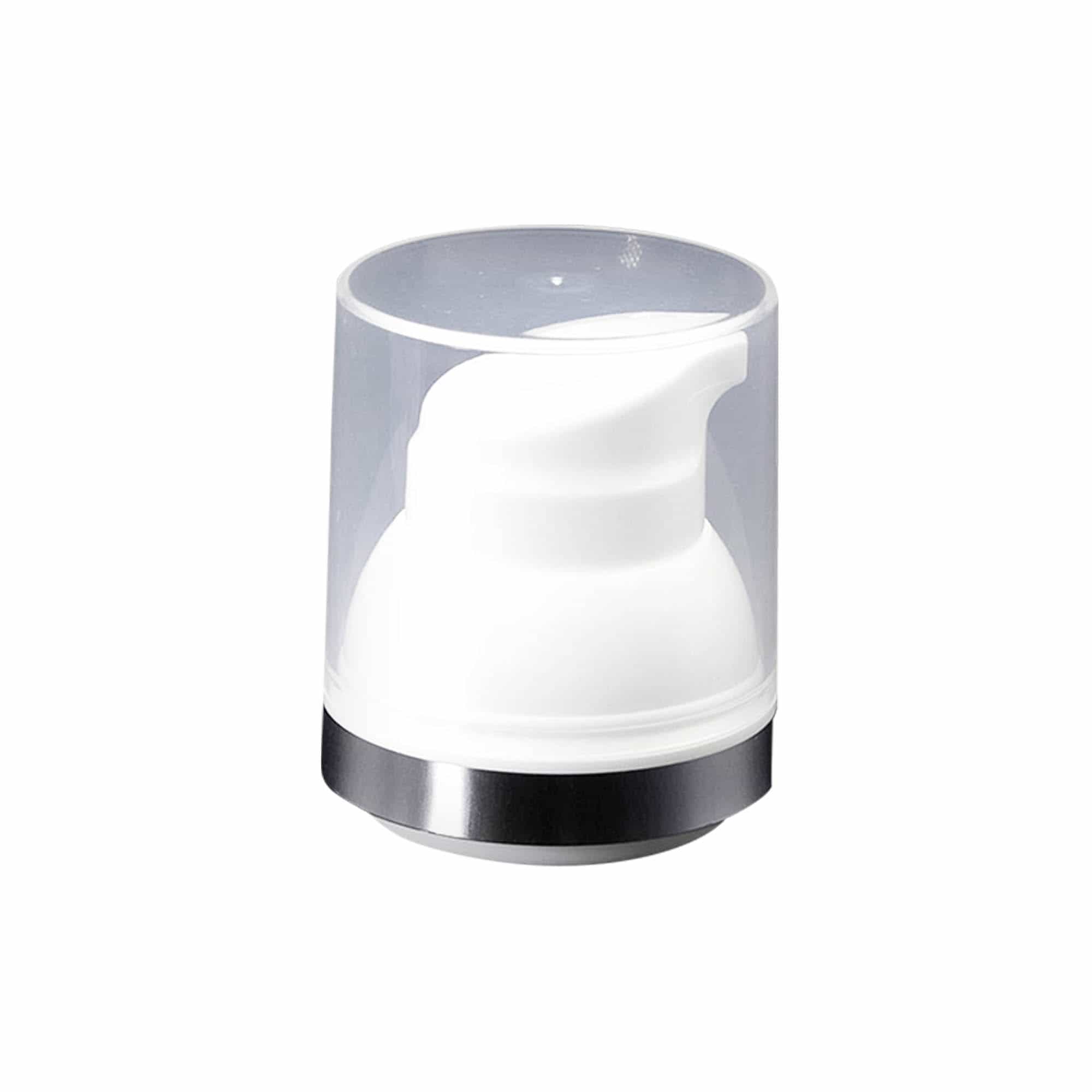 Pompe distributeur sans air 'Mezzo', plastique PP, blanc Pompe distributeur sans air 'Mezzo', plastique PP, blanc