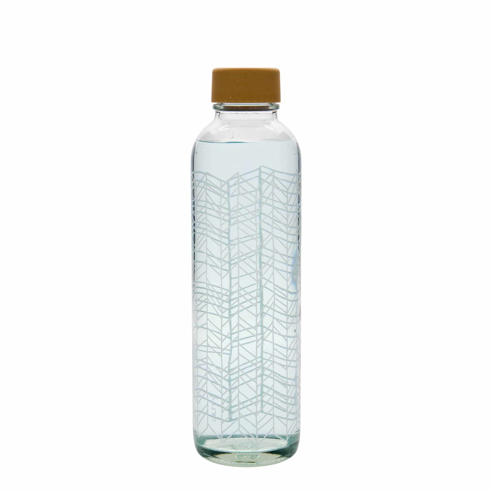 Bouteille d'eau 700 ml CARRY Bottle 'Structure of Life', ouverture : bouchon à vis