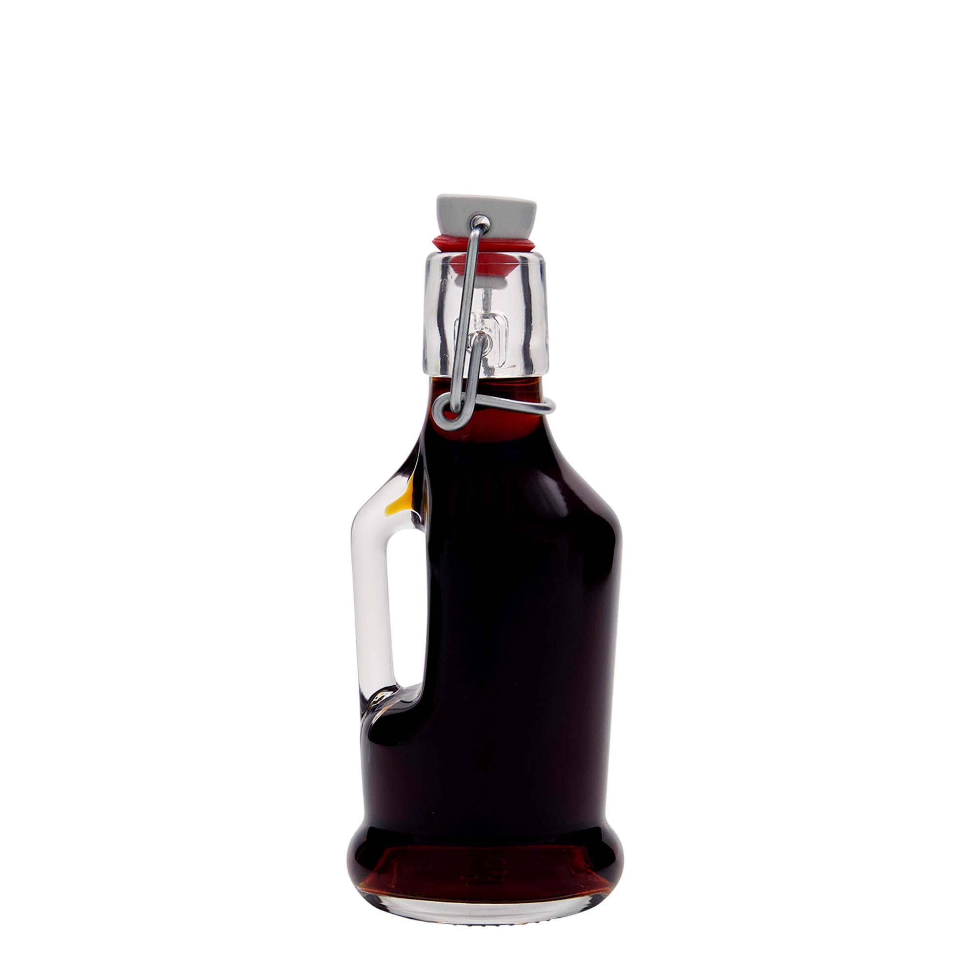 Flacon en verre 200 ml 'Classica', ouverture : fermeture à levier Flacon en verre 200 ml 'Classica', ouverture : fermeture à levier