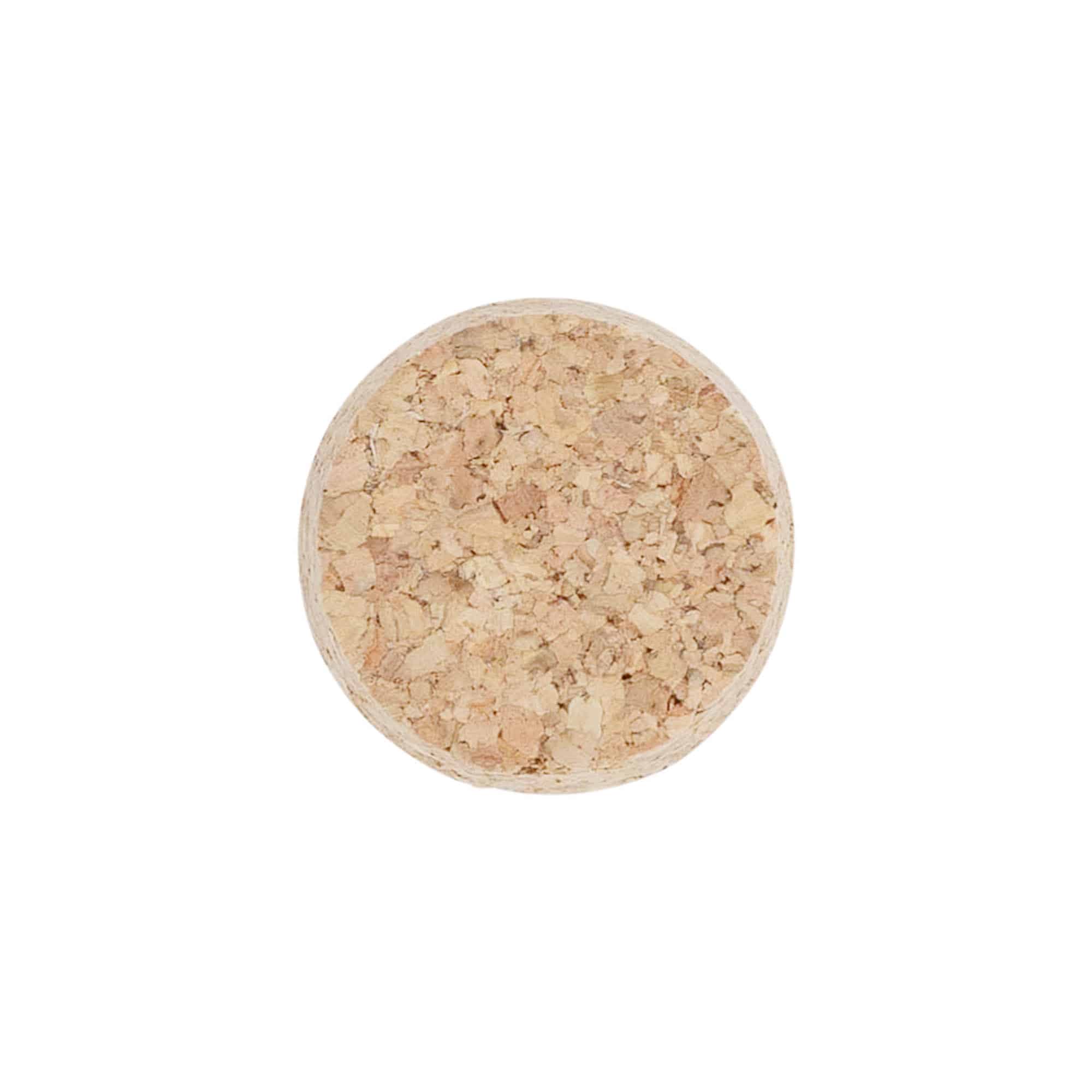 Bouchon conique 38-42 x 27, liège pressé, beige, pour embouchure : liège