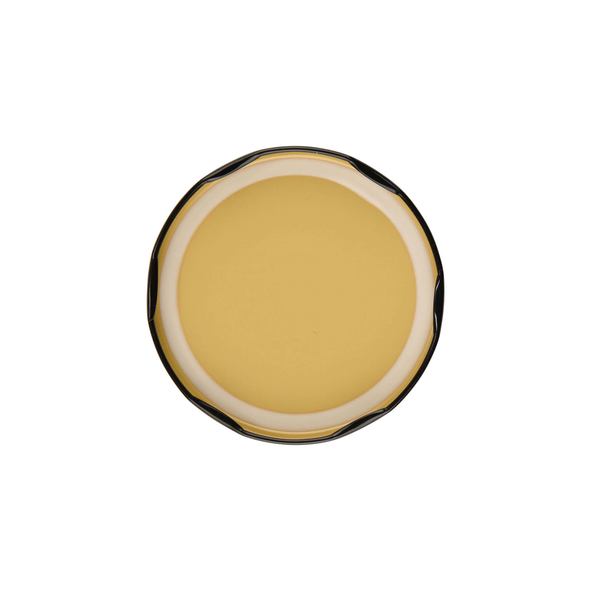 Bouchon à visser, tôle blanche, noir, pour ouverture : TO 82