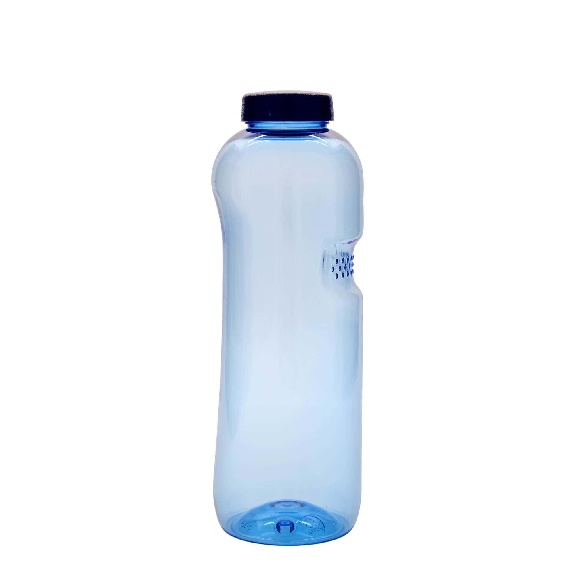 Bouteille à boire PET 1 000 ml « Kavodrink », plastique, bleu