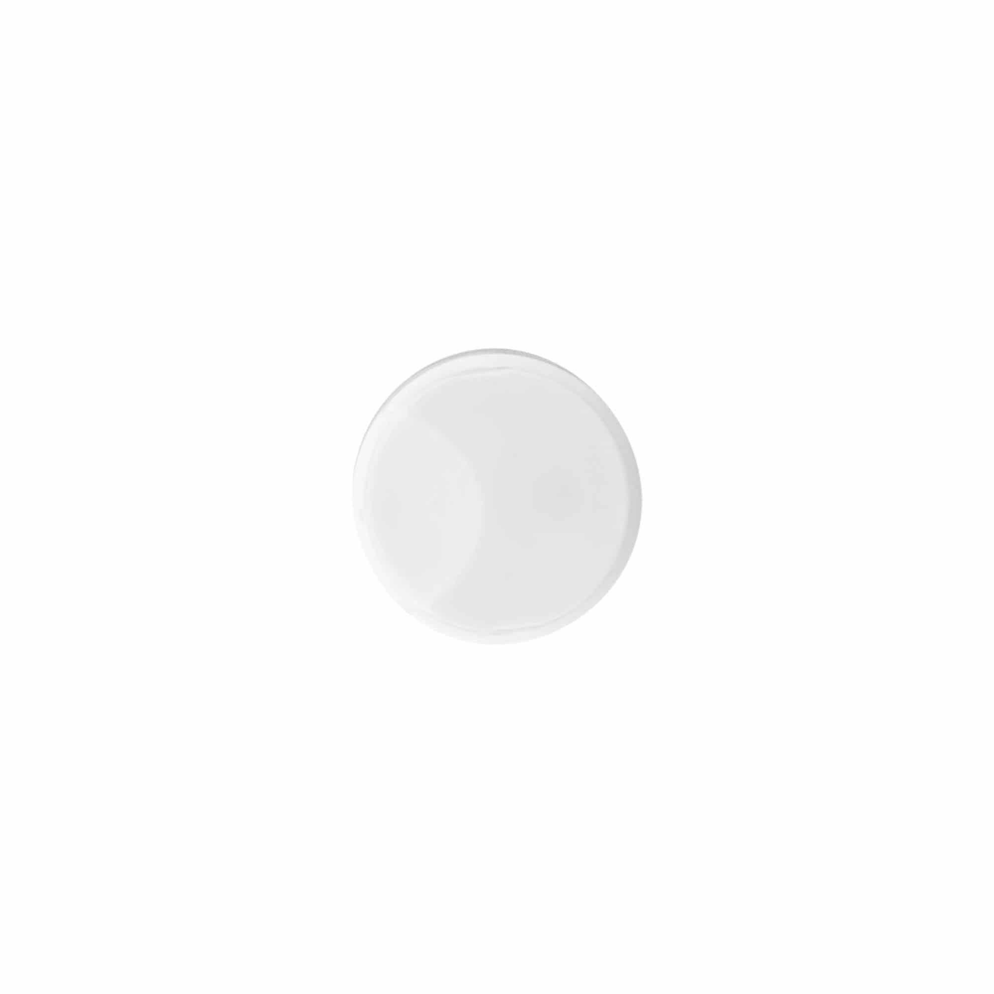 Bouchon à vis Disc Top, plastique PP, blanc, pour ouverture : 24/410