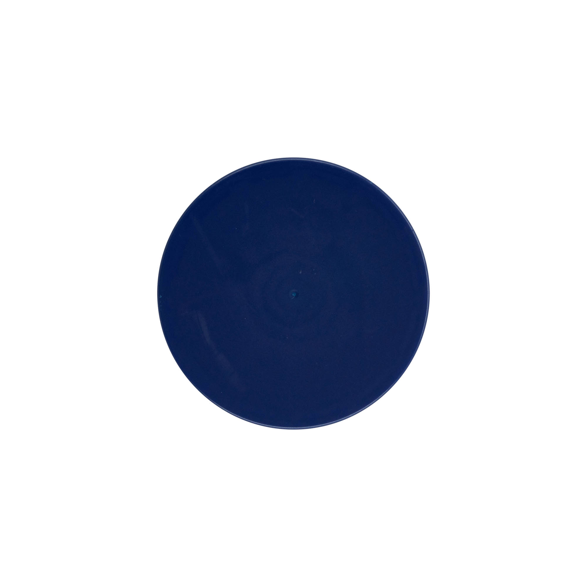 Couvercle à emboîtement pour pot en céramique standard, plastique HDPE, bleu