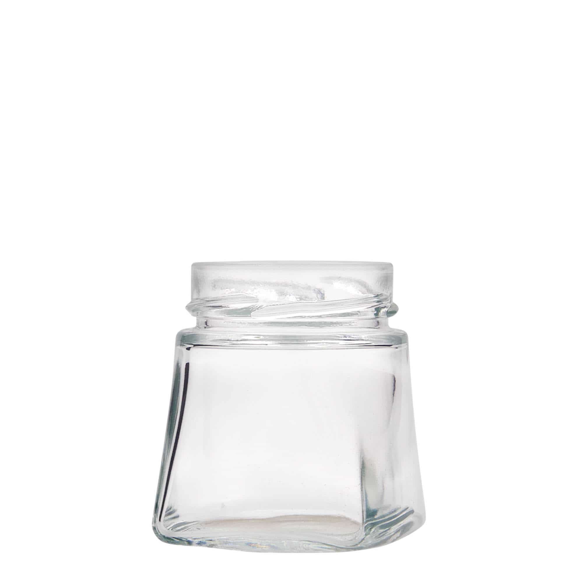 212 ml bocal carré 'Luxor', ouverture : Deept-Twist-Off (DTO 63)