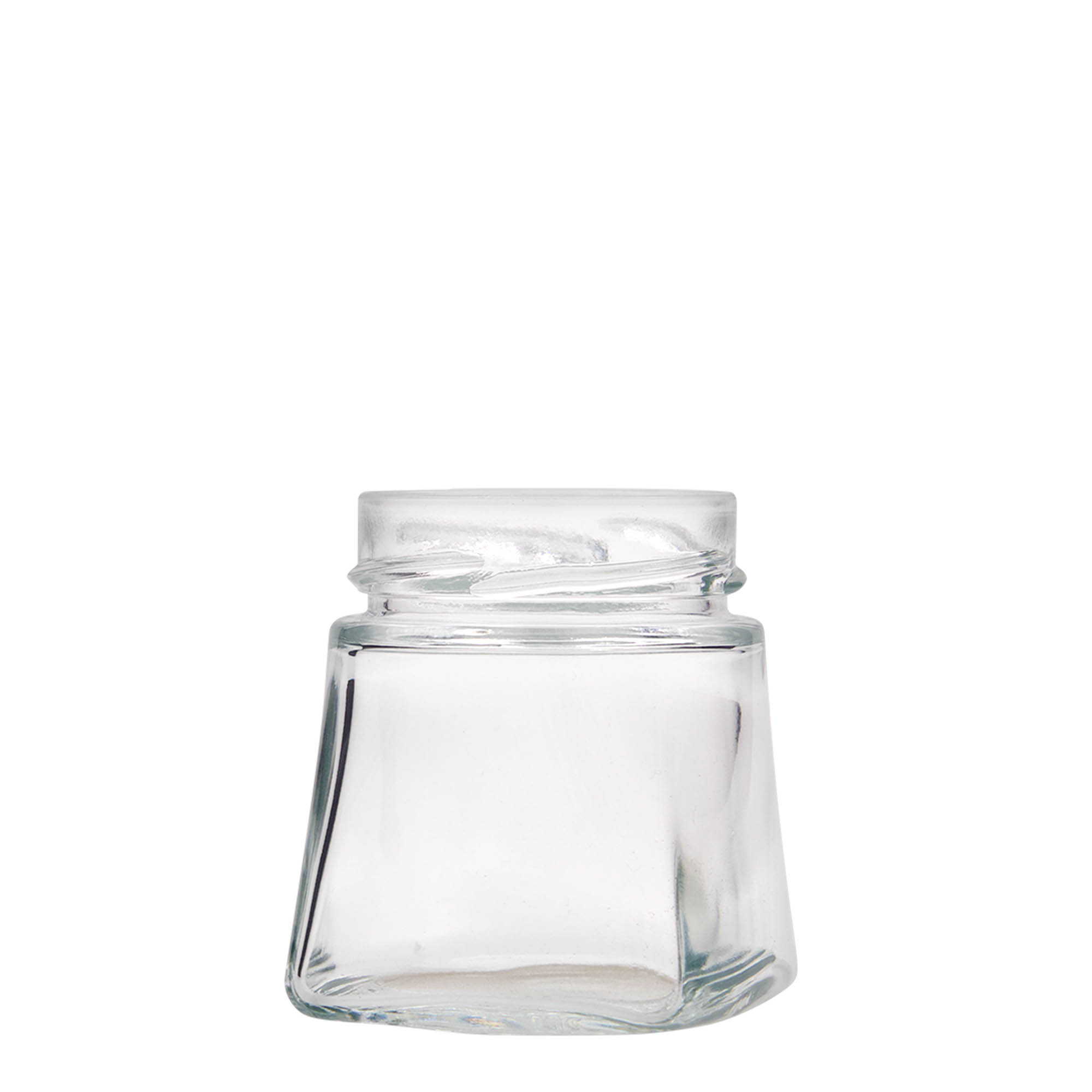 212 ml bocal carré 'Luxor', ouverture : Deept-Twist-Off (DTO 63)