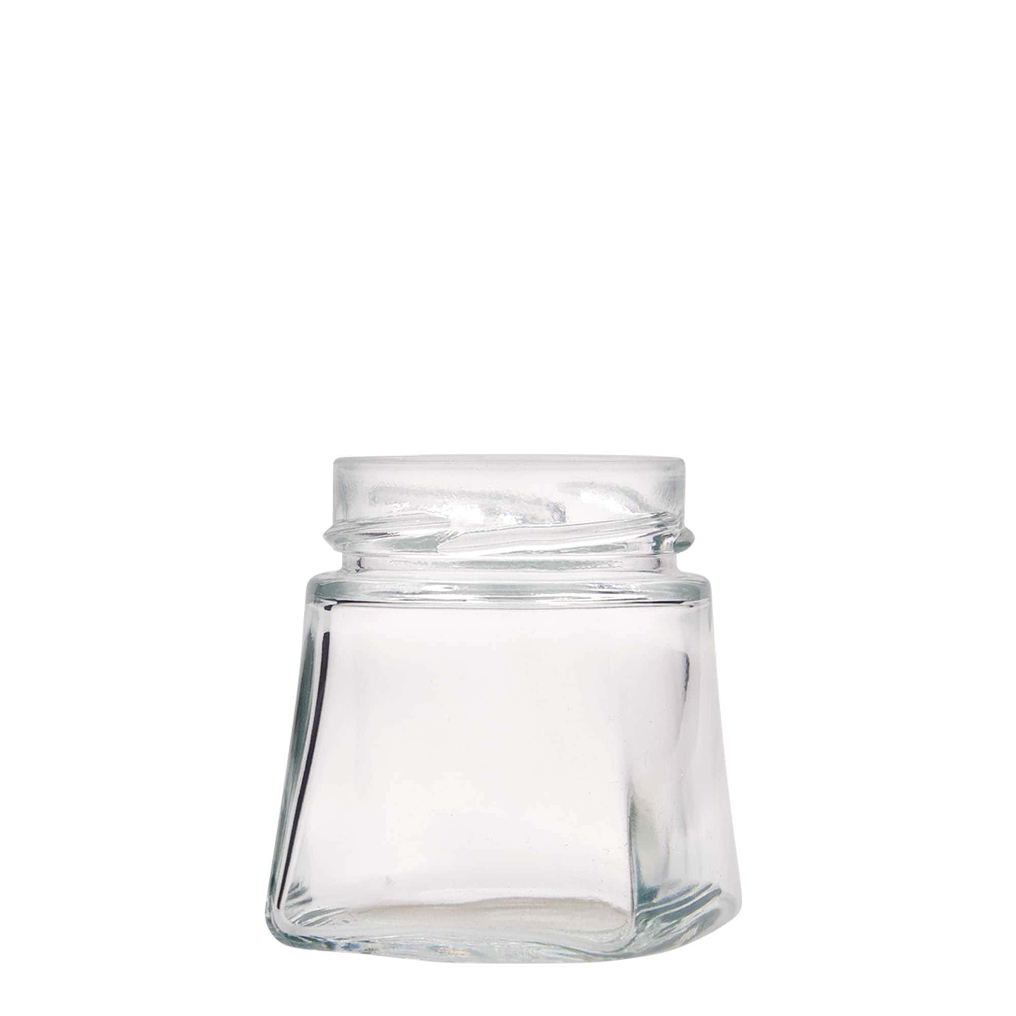 212 ml bocal carré 'Luxor', ouverture : Deept-Twist-Off (DTO 63)