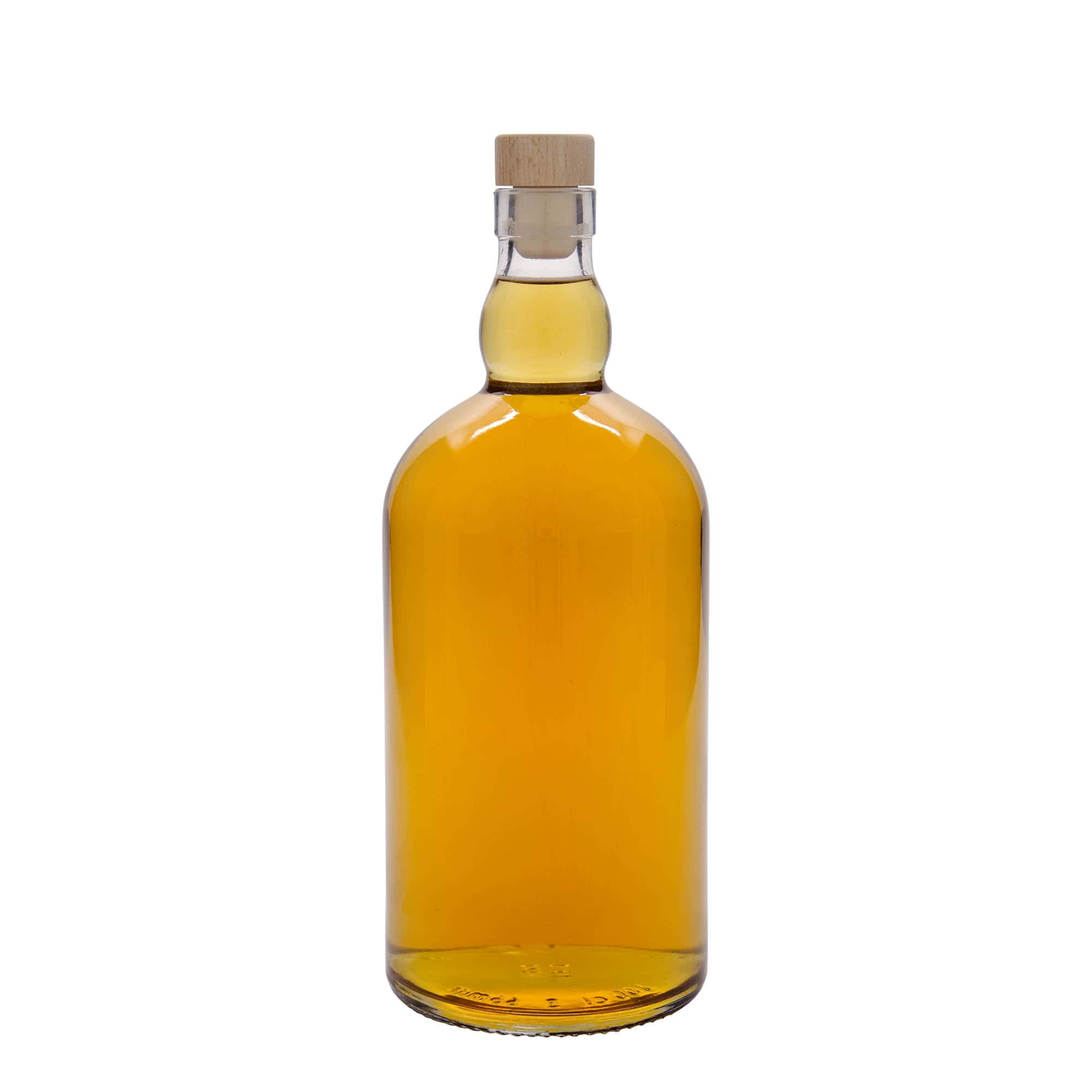 Bouteille en verre 1000 ml 'Aberdeen', ouverture : bouchon en liège