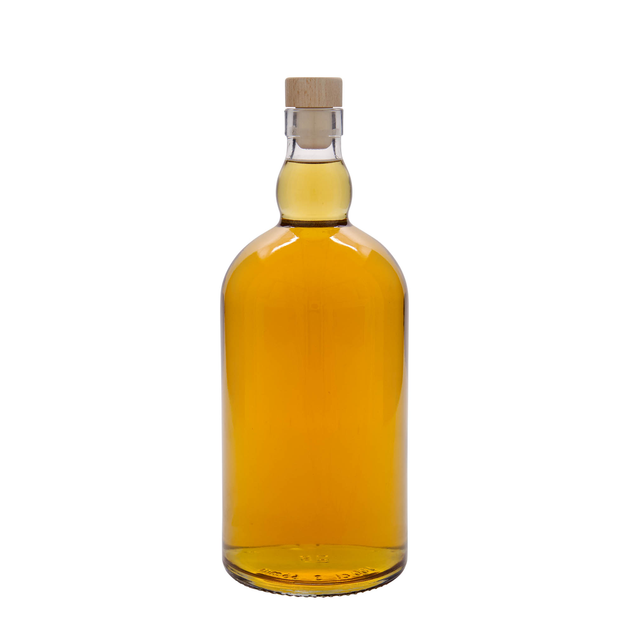 Bouteille en verre 1000 ml 'Aberdeen', ouverture : bouchon en liège Bouteille en verre 1000 ml 'Aberdeen', ouverture : bouchon en liège