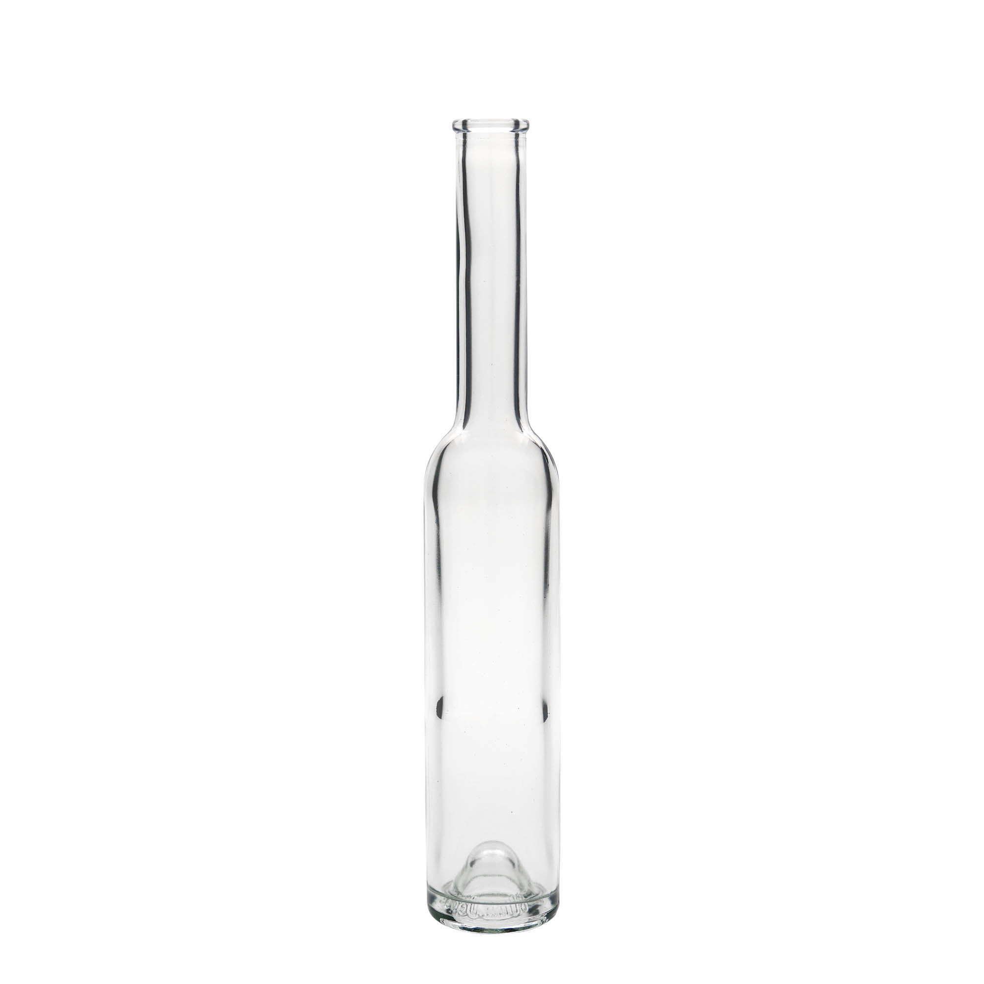 Flacon en verre 200 ml « Platina », ouverture : bouchon en liège