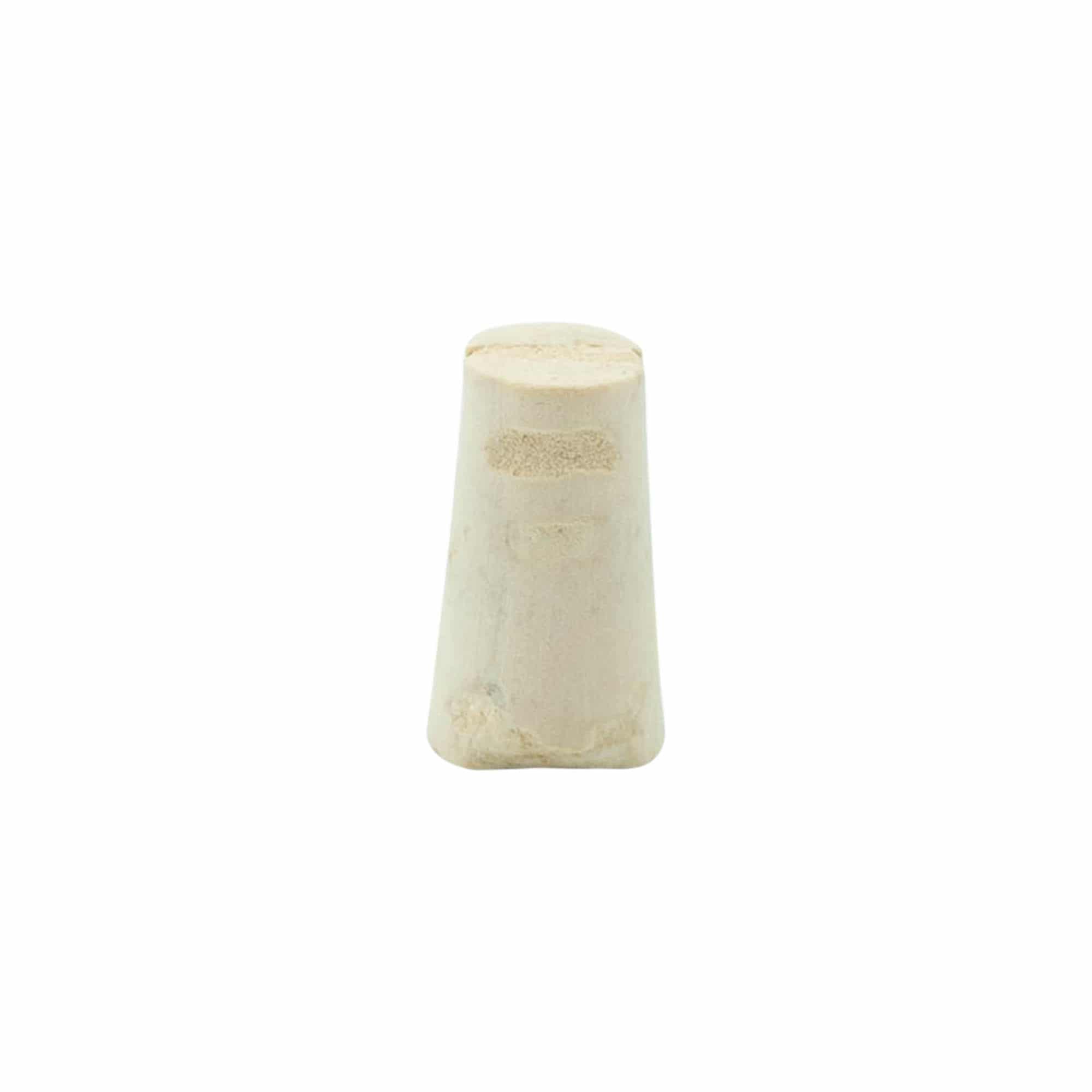 Bouchon conique 9-12 x 22, liège naturel, blanchi, pour embouchure : liège