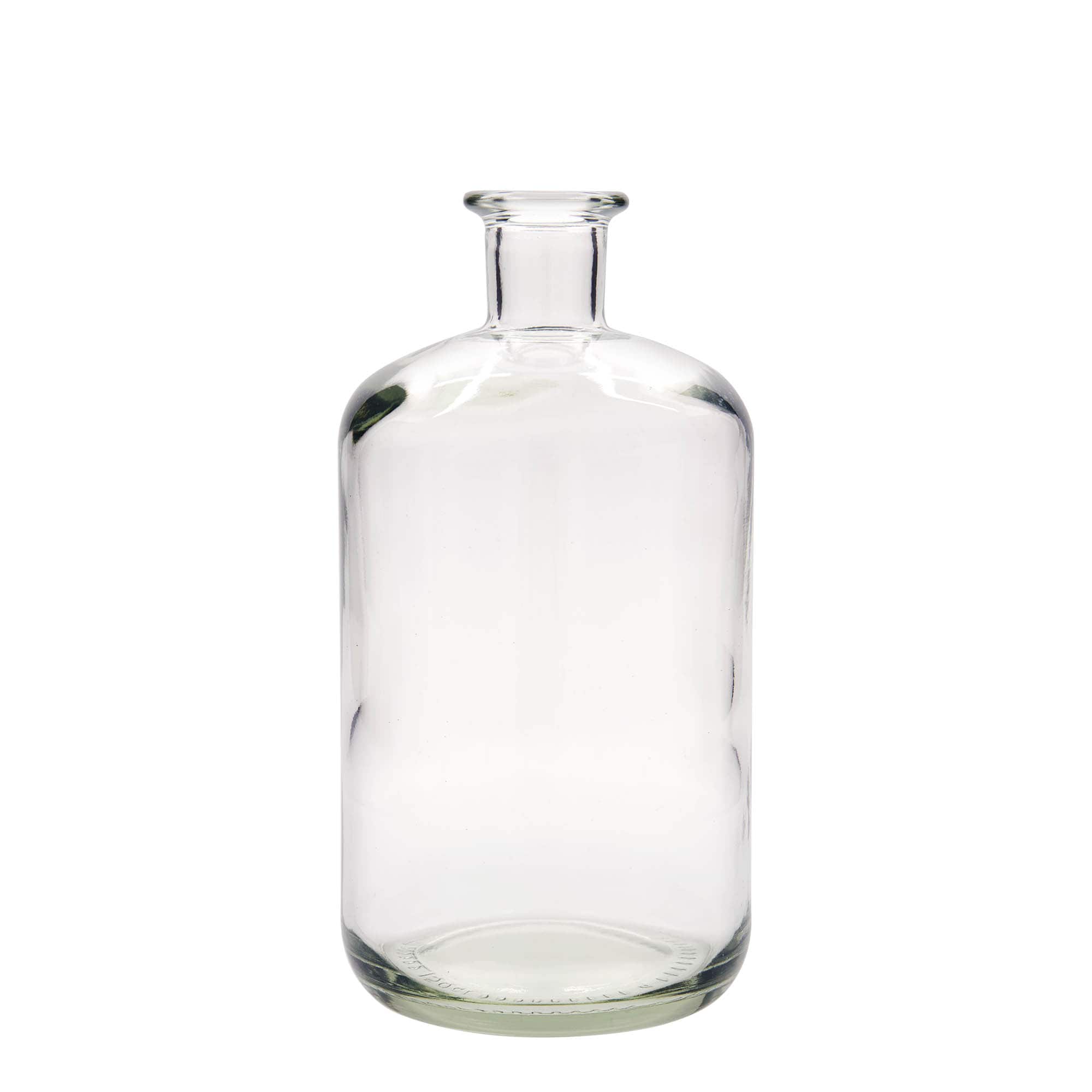 Bouteille en verre apothicaire 1 500 ml, bouchage: bouchon Bouteille en verre apothicaire 1 500 ml, bouchage: bouchon