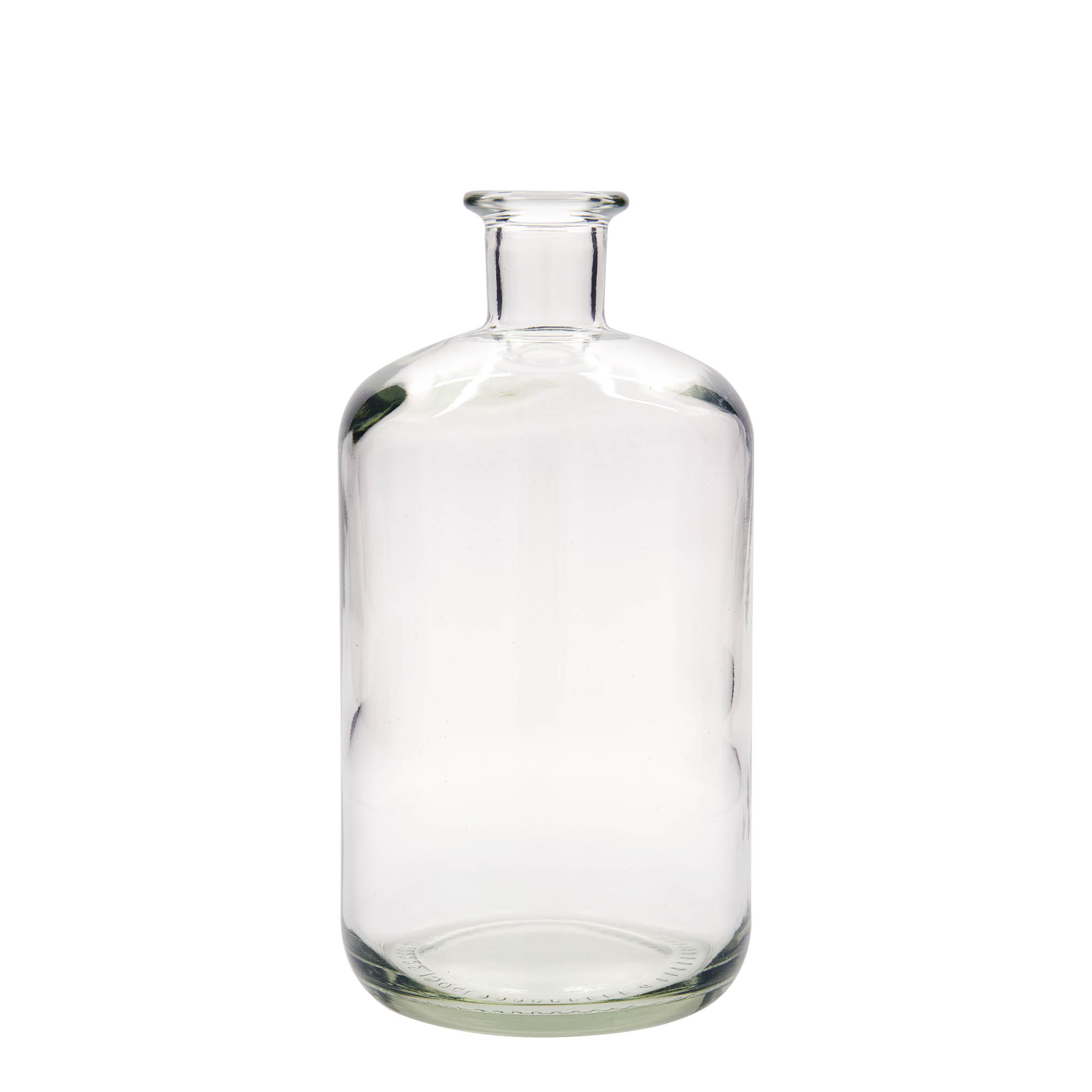 Bouteille en verre de 1 500 ml, pharmacie, ouverture : liège