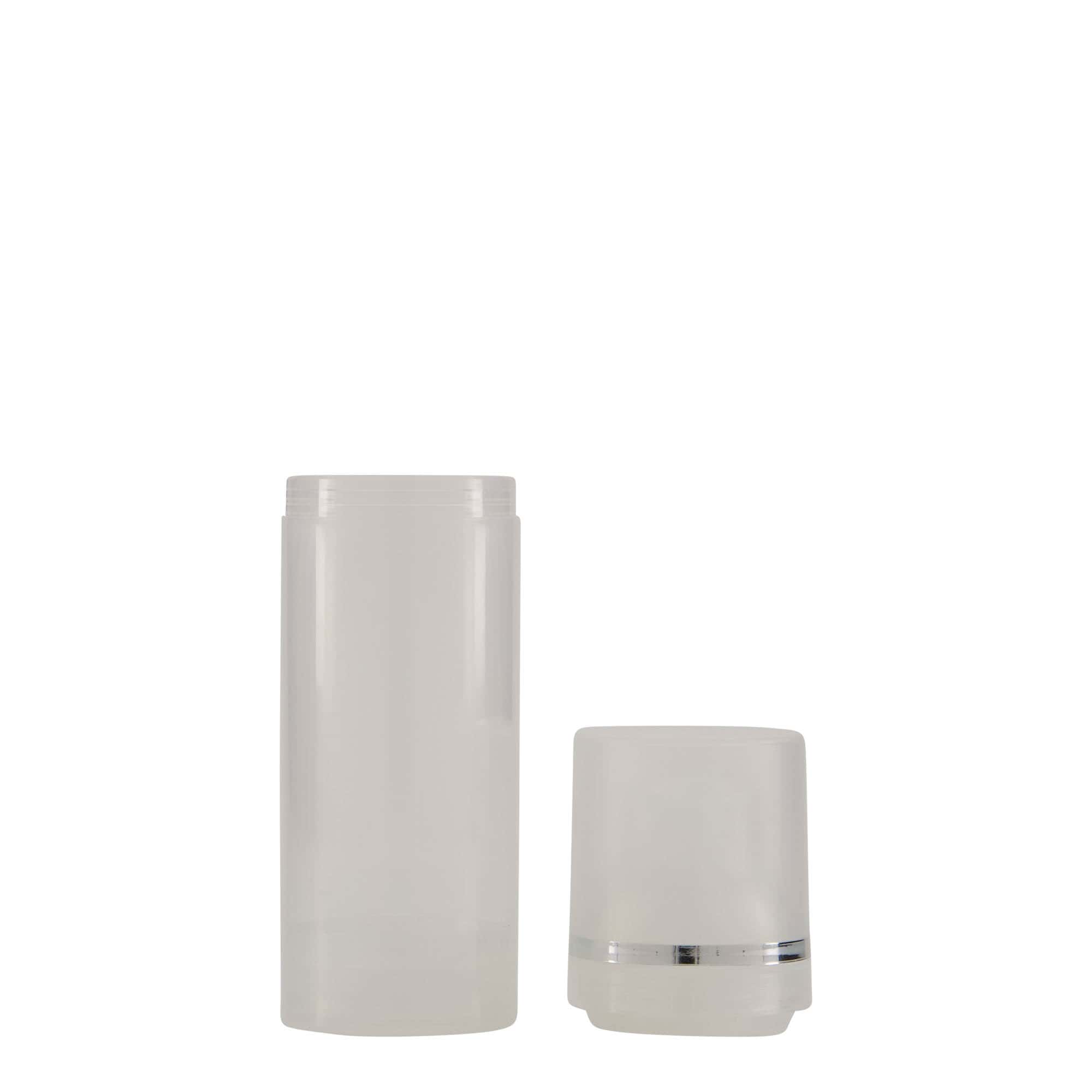 Distributeur airless 50 ml « Mezzo », plastique PP, naturel