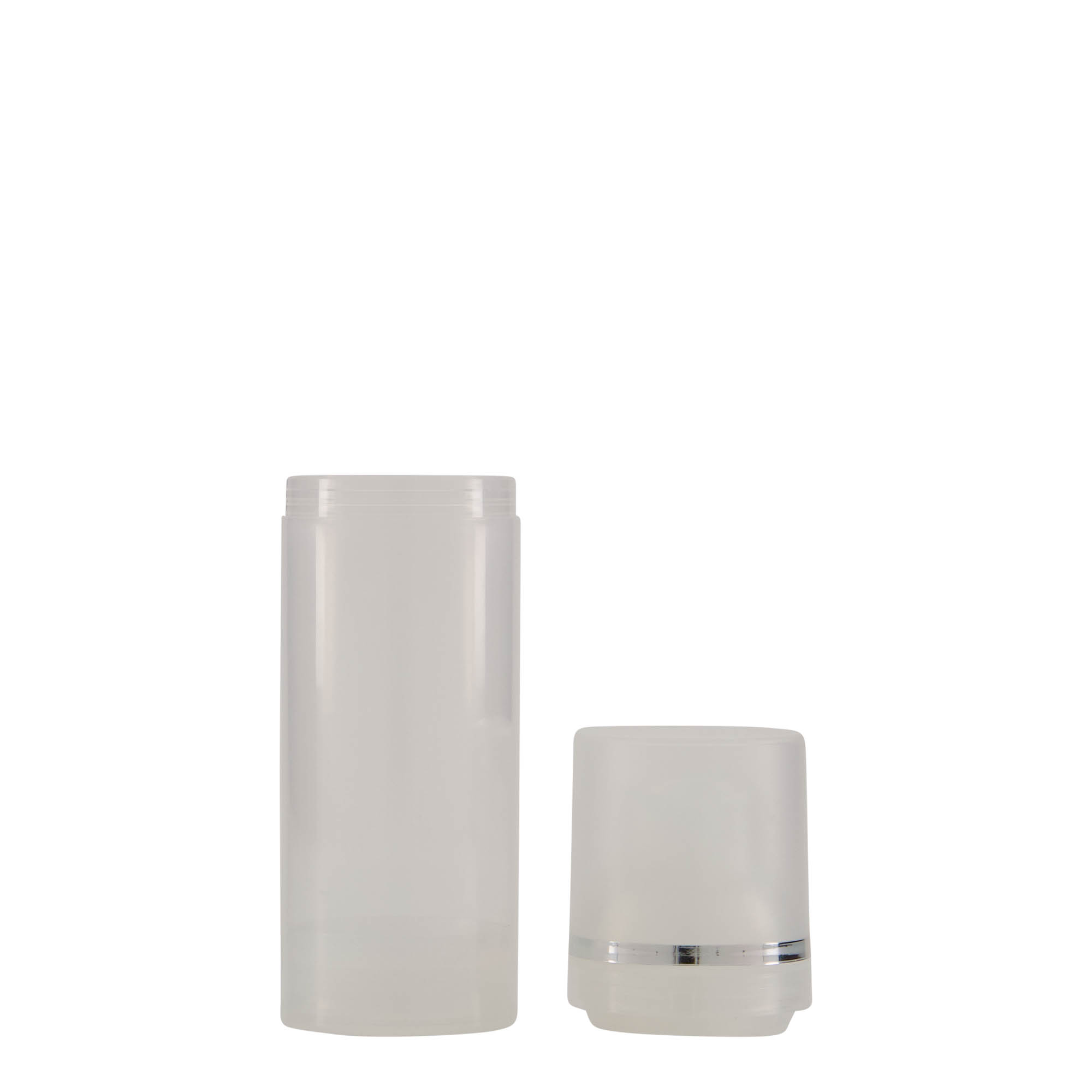 Distributeur airless 50 ml « Mezzo », plastique PP, naturel