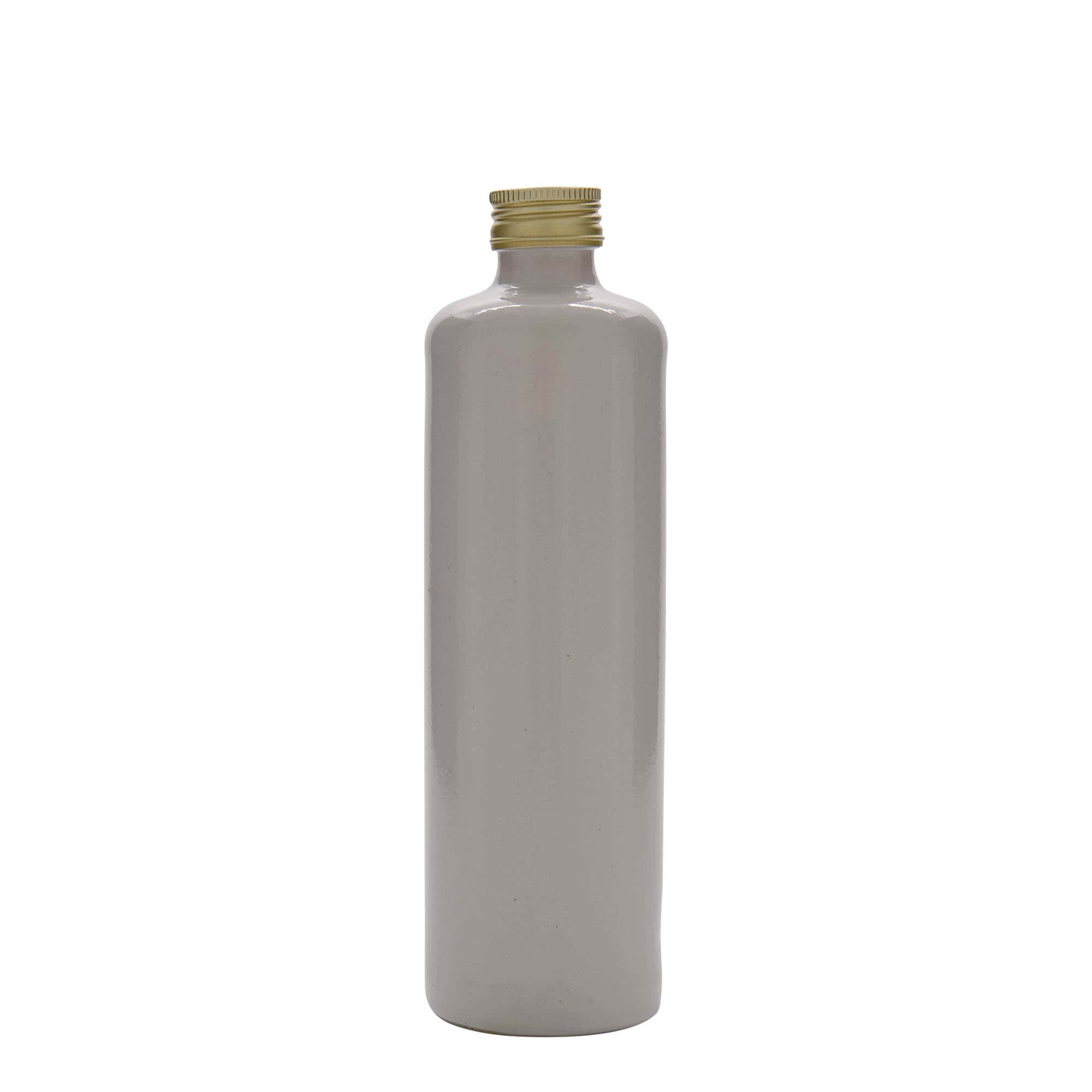 Cruche en terre cuite 500 ml, grès, blanc, ouverture : PP 31,5