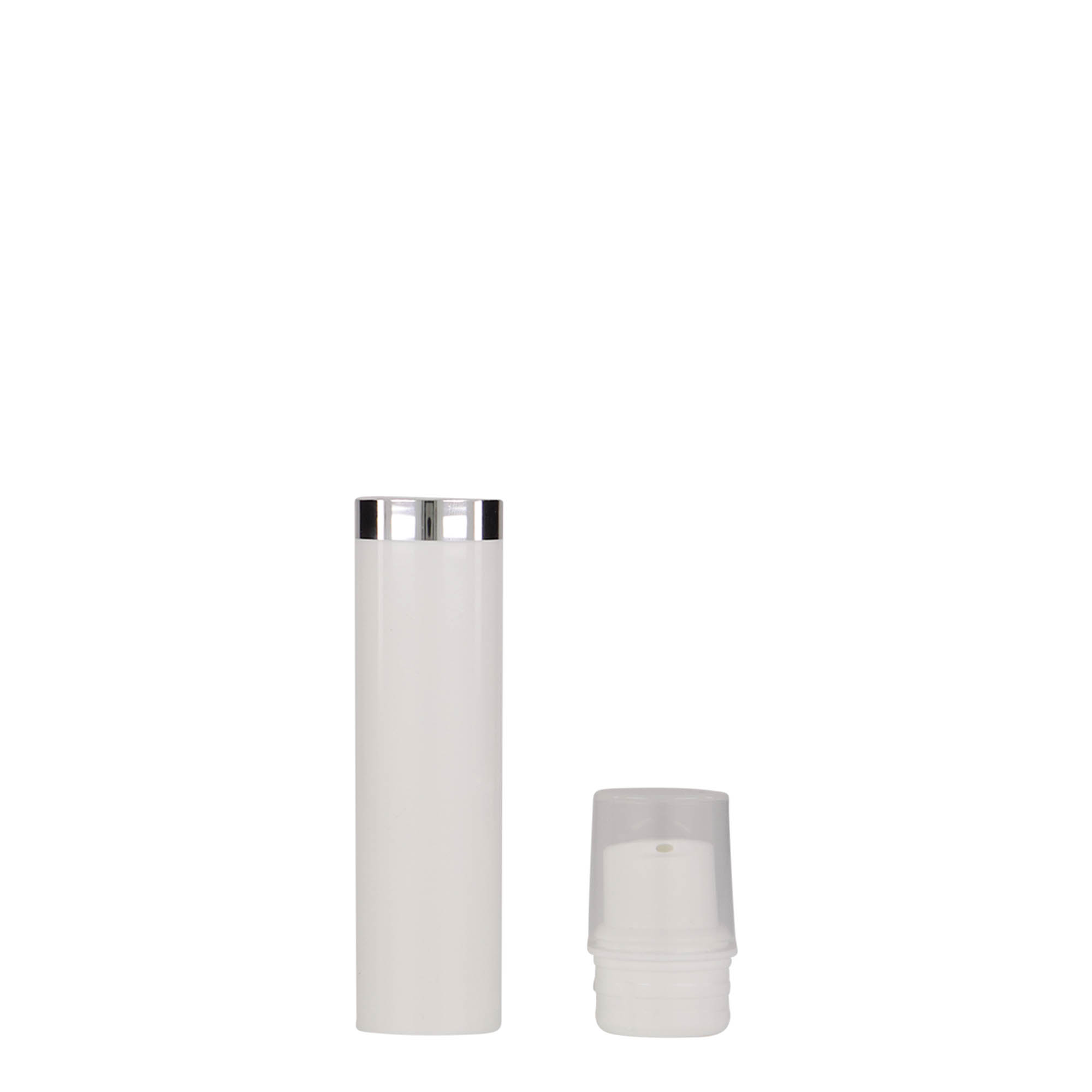 Distributeur sans air 15 ml « Nano », plastique PP, blanc