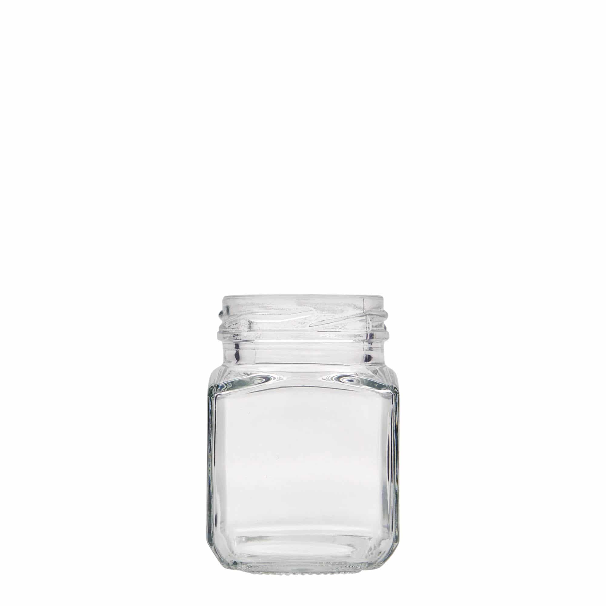 Bocal carré 106 ml, bouchage: Twist-Off (TO 48)