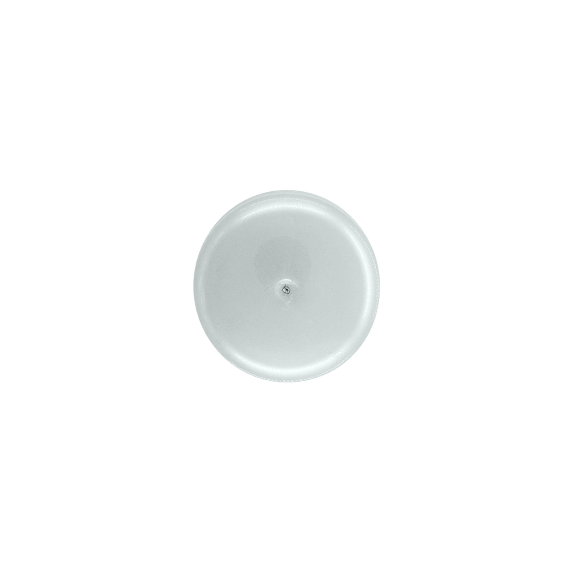 Bouchon à vis avec insert pour seringue, plastique PP, argent, pour ouverture : 24/410