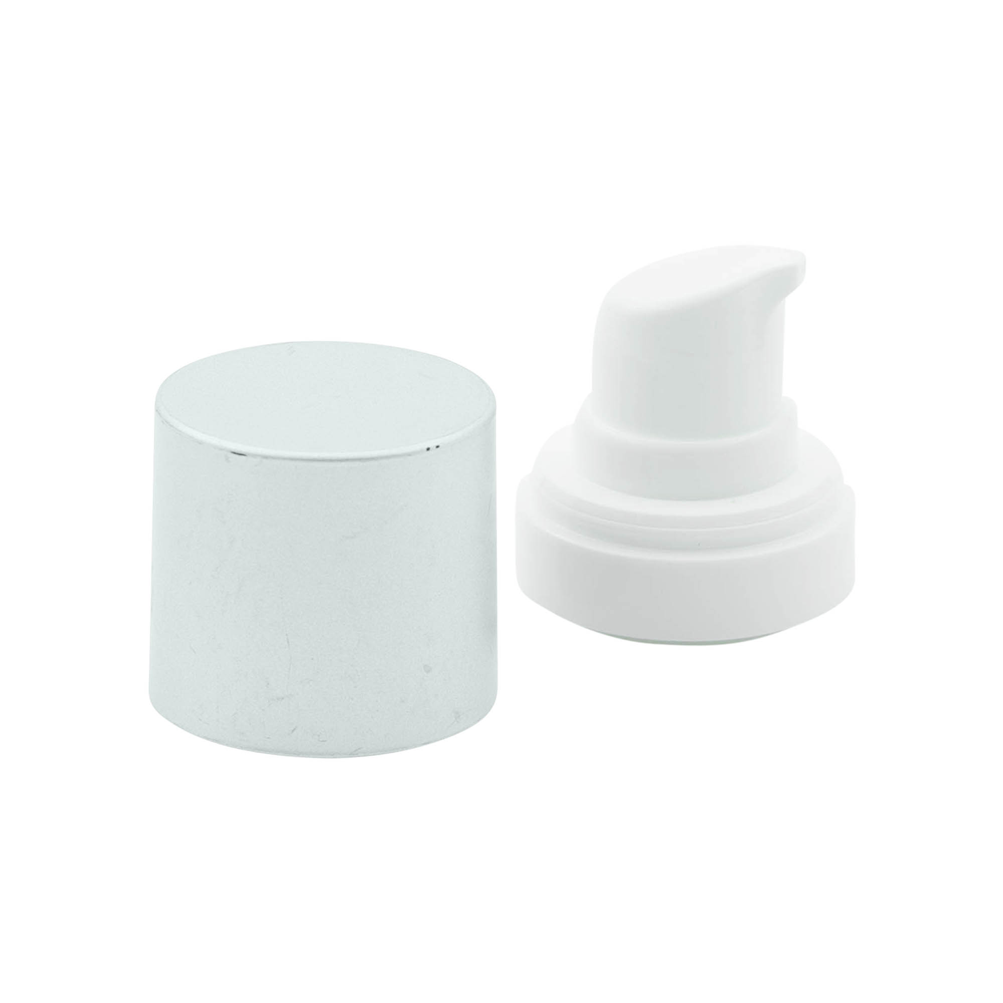 Pompe distributeur sans air 'Micro', plastique PP, argenté Pompe distributeur sans air 'Micro', plastique PP, argenté
