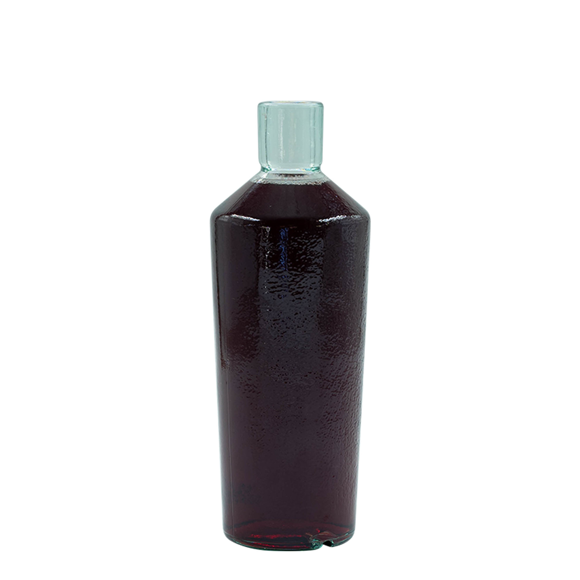 700 ml Bouteille en verre artisanale 'Primal', ouverture : liège 700 ml Bouteille en verre artisanale 'Primal', ouverture : liège