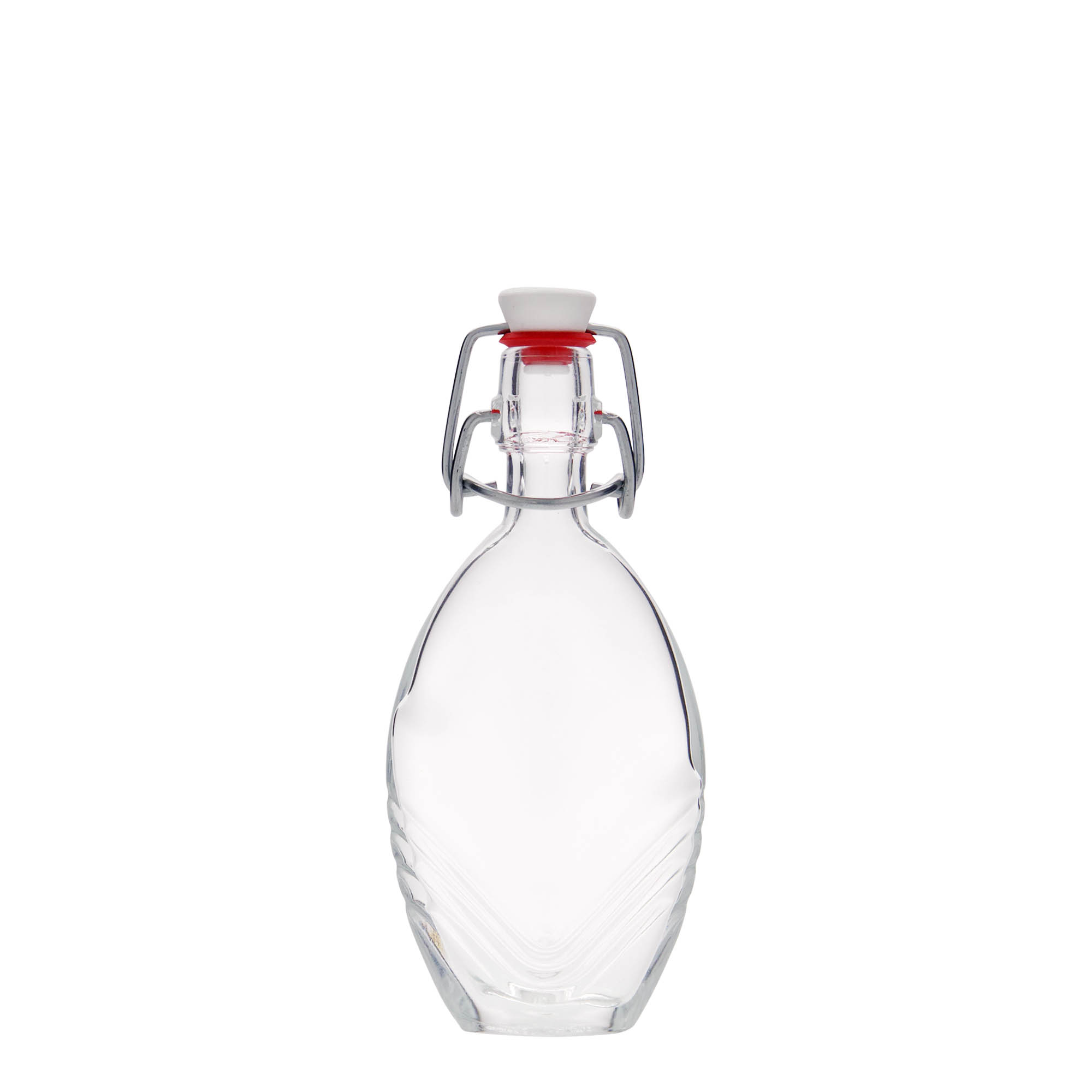 Flacon en verre 40 ml « Florence », ovale, ouverture : fermeture à levier Flacon en verre 40 ml « Florence », ovale, ouverture : fermeture à levier