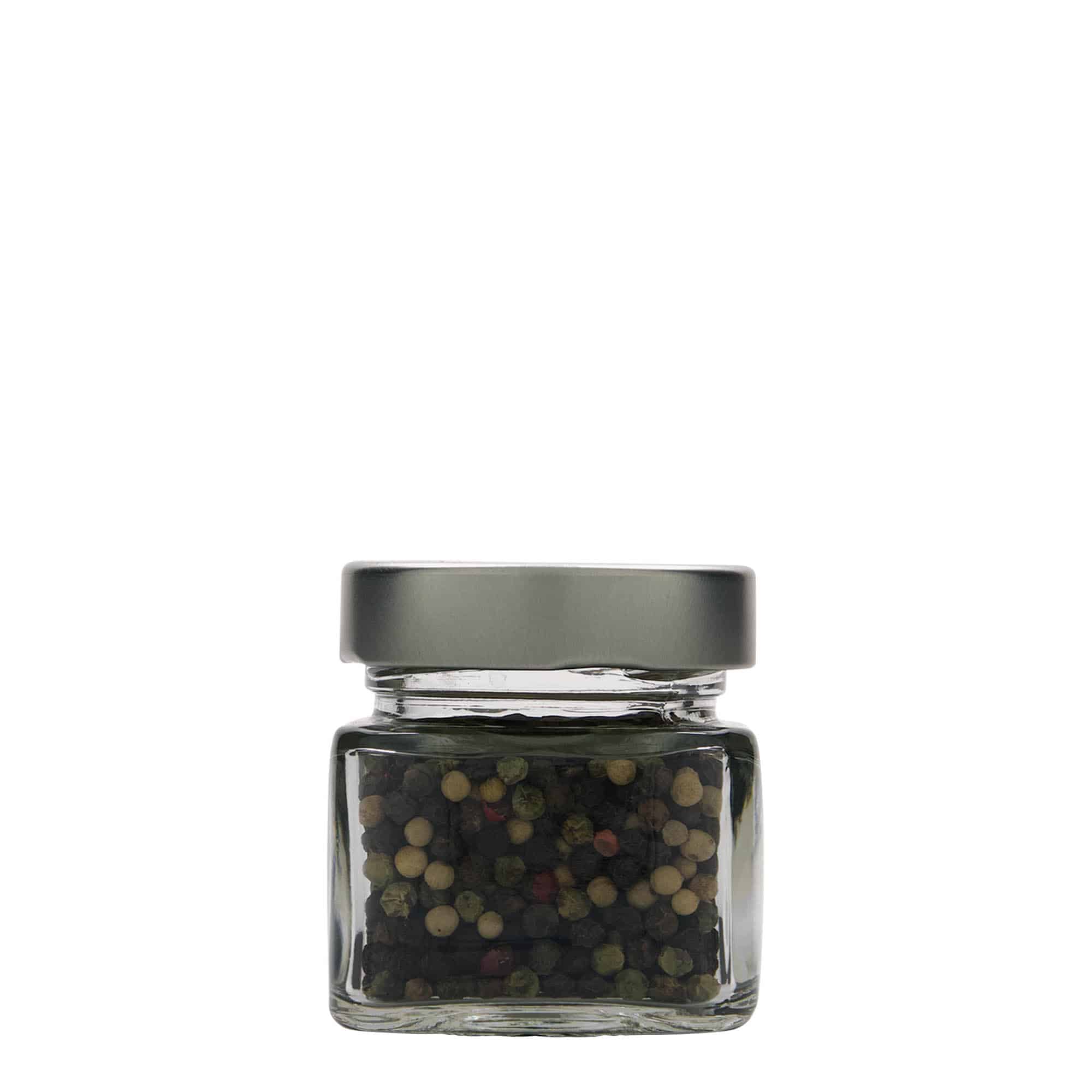 106 ml Verre carré 'Ikarus', ouverture : Deep-Twist-Off (DTO 58)