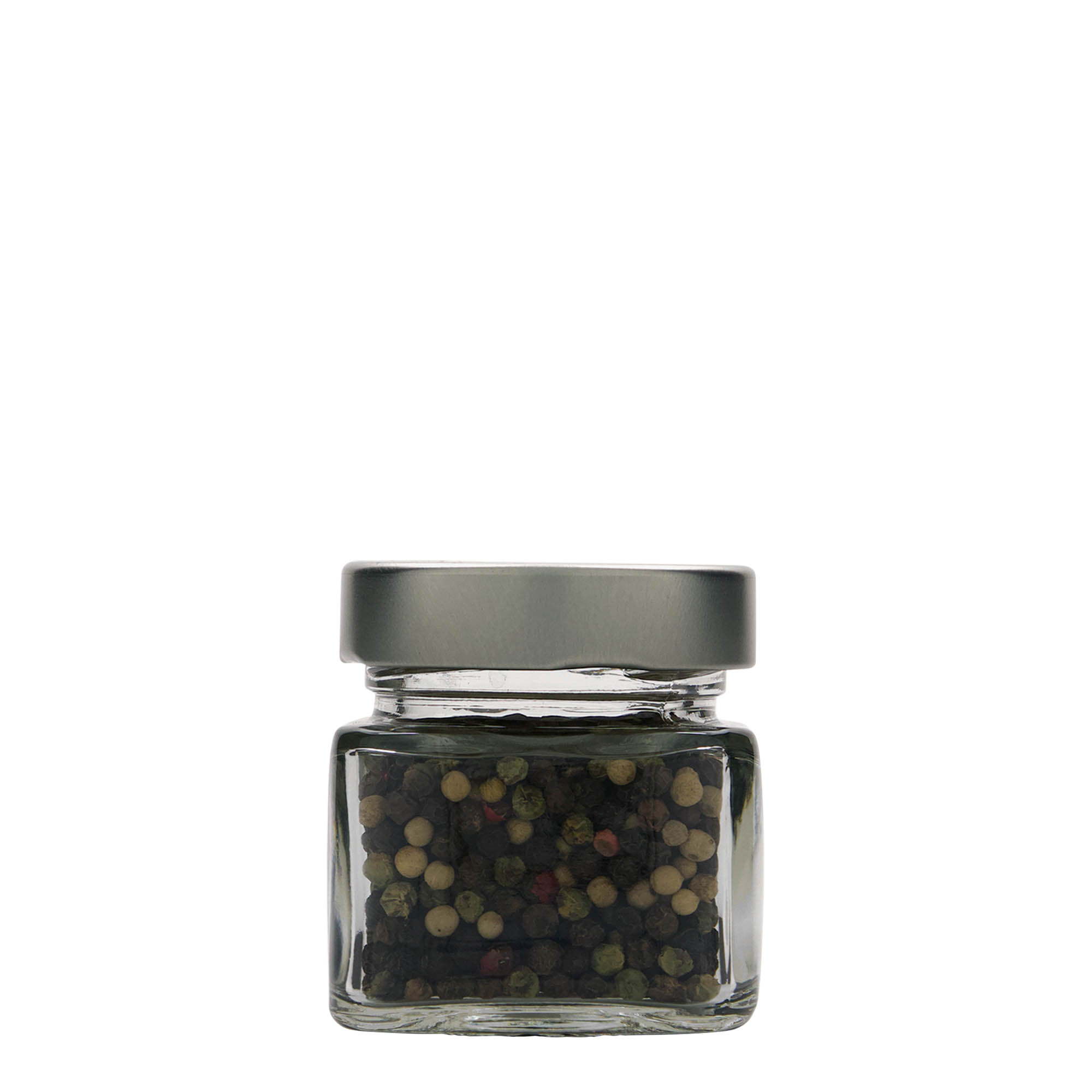 106 ml Verre carré « Ikarus », ouverture : Deep-Twist-Off (DTO 58)