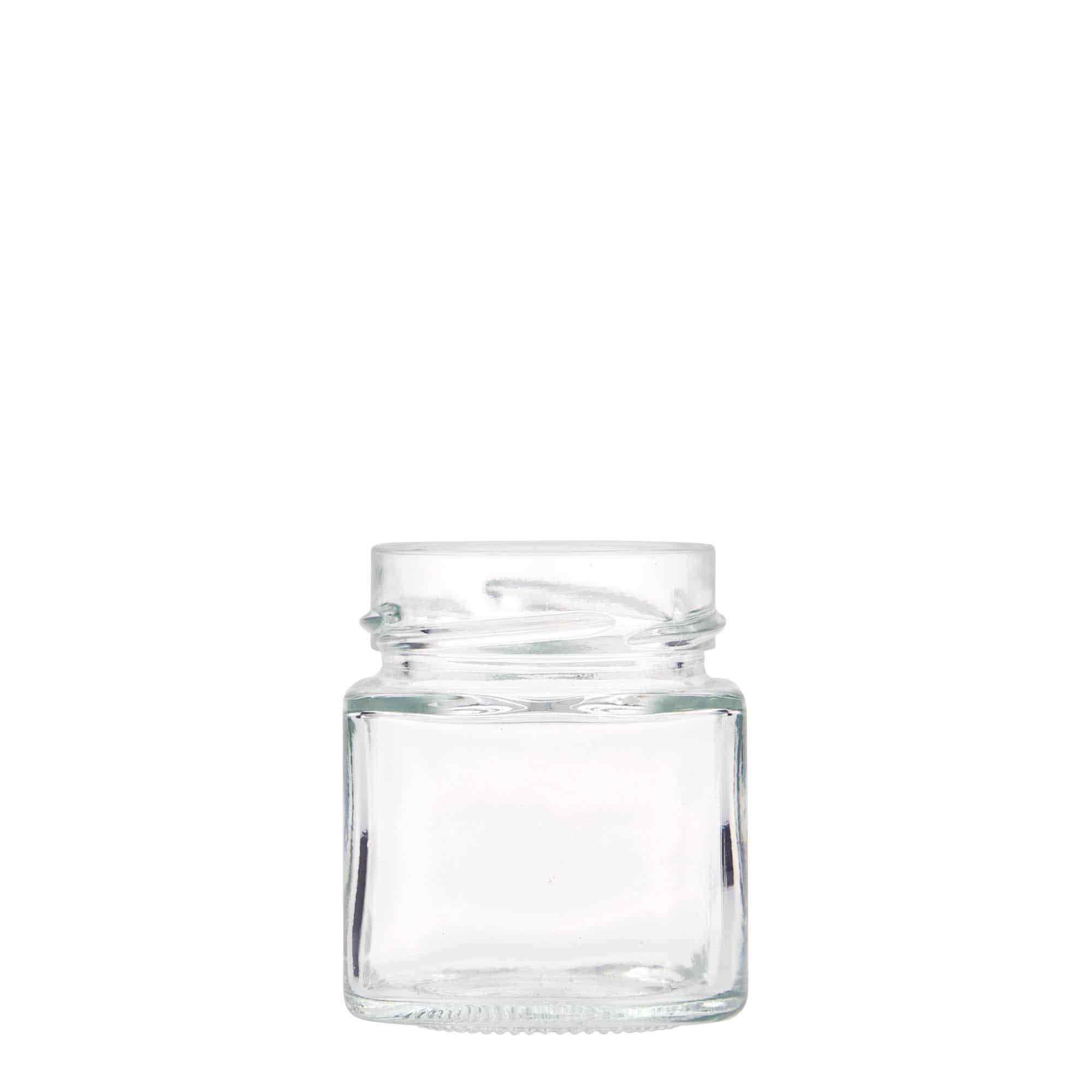 156 ml pot carré 'Funny', ouverture : Deep-Twist-Off (DTO 58)