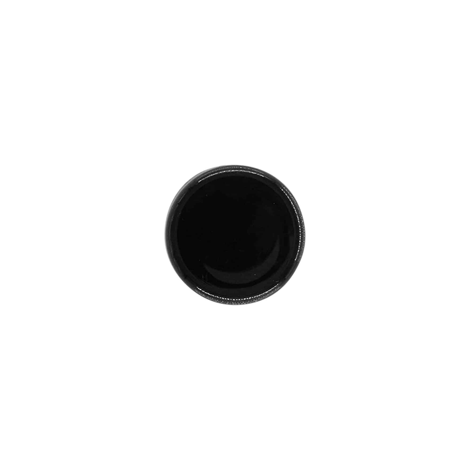 Bouchon à vis, plastique PP, noir, pour col : GPI 20/410