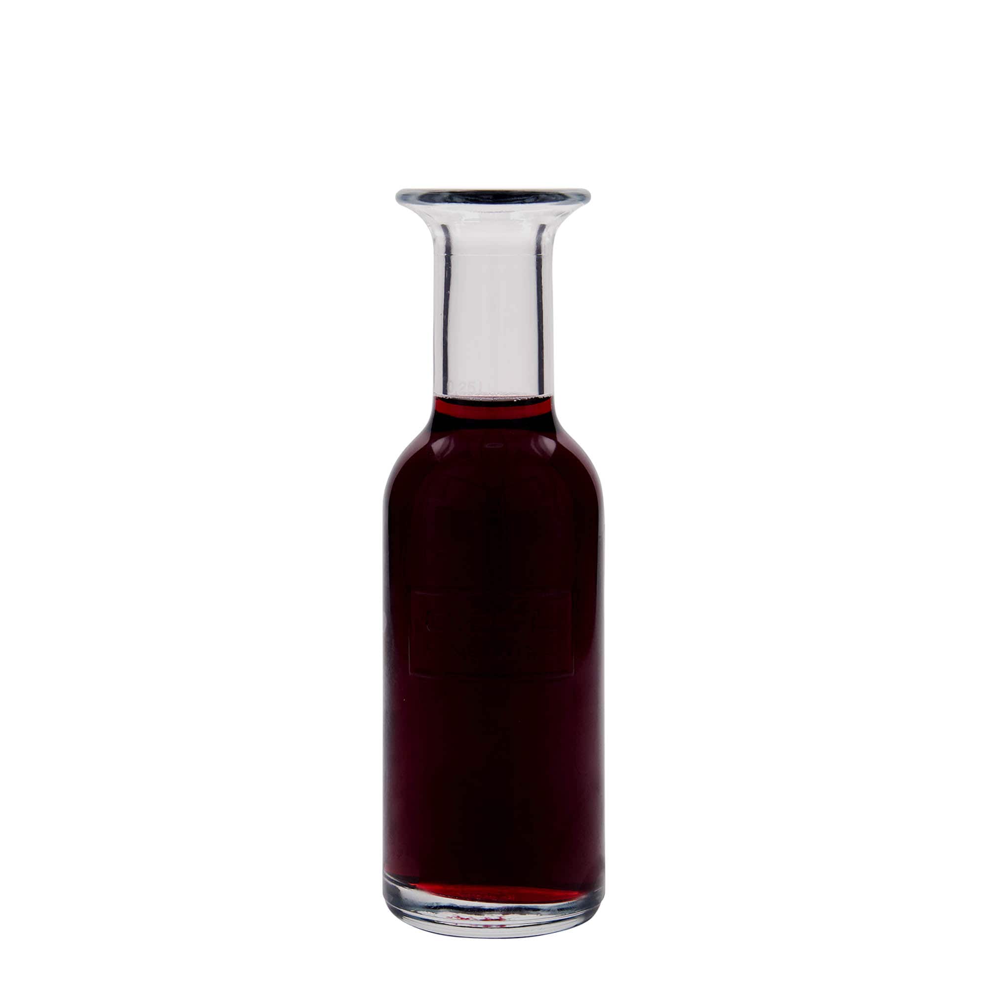 Bouteille en verre 250 ml 'Optima Fine Wine', ouverture : bouchon en liège