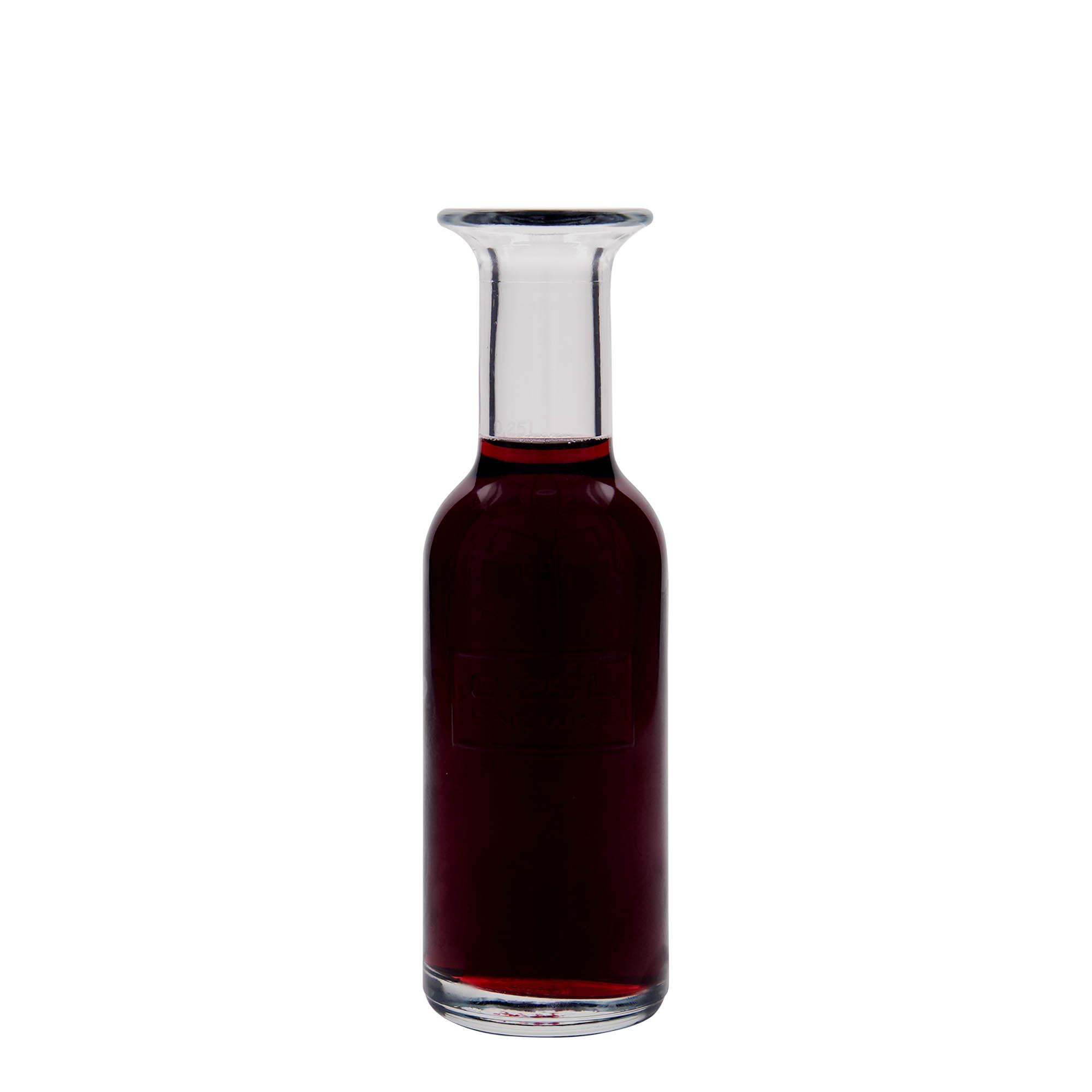 Bouteille en verre 250 ml 'Optima Fine Wine', ouverture : bouchon en liège Bouteille en verre 250 ml 'Optima Fine Wine', ouverture : bouchon en liège