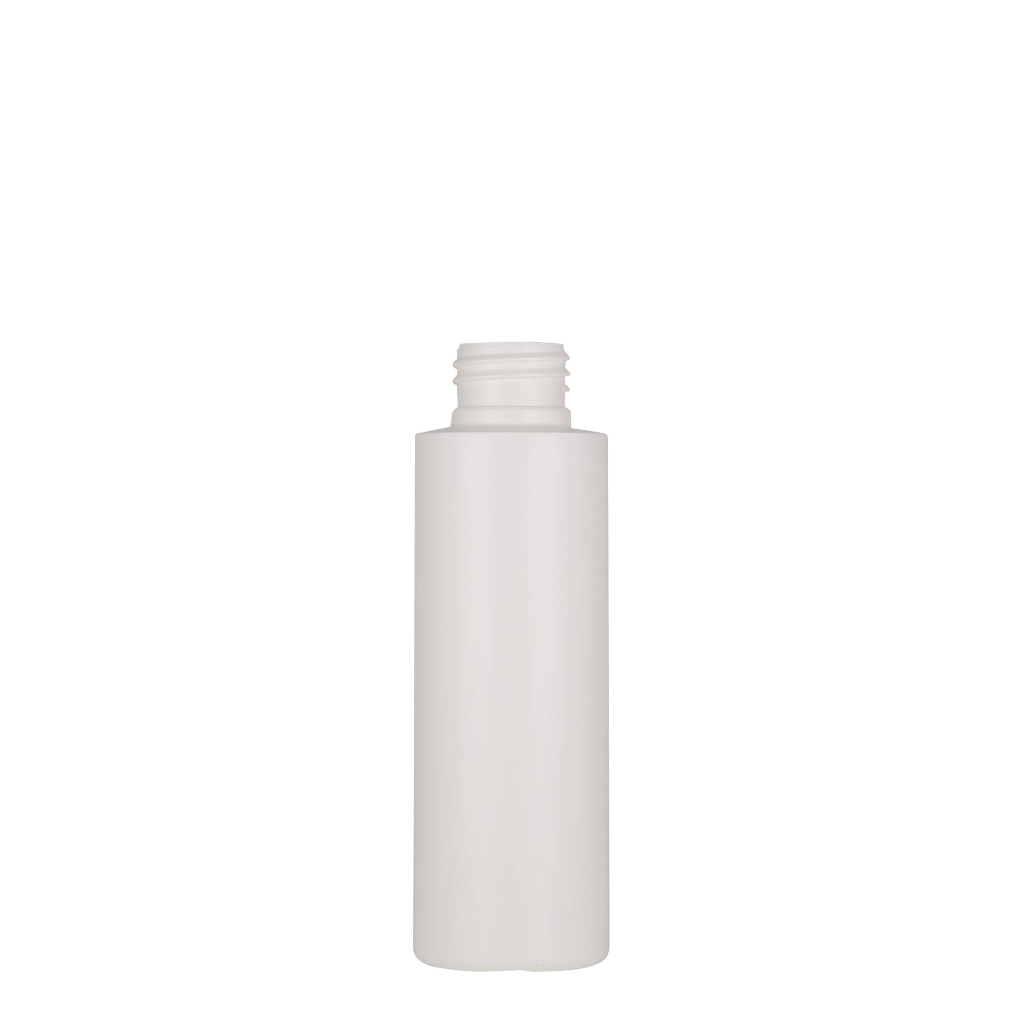 Flacon en plastique 100 ml 'Pipe', PEHD vert, blanc, ouverture : 24/410