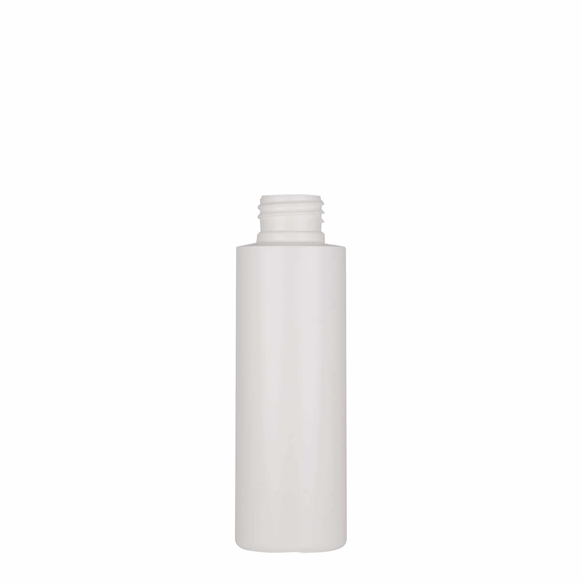 Flacon en plastique 100 ml 'Pipe', PEHD vert, blanc, ouverture : 24/410