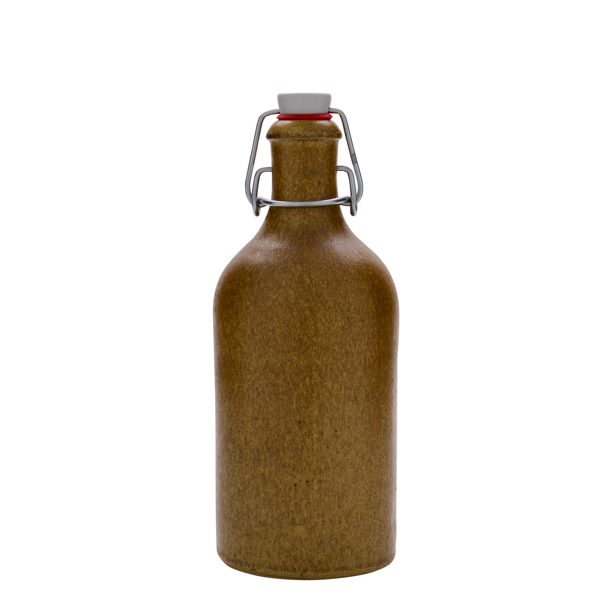 Cruche en grès 500 ml, brun-cristal, ouverture : fermeture à levier
